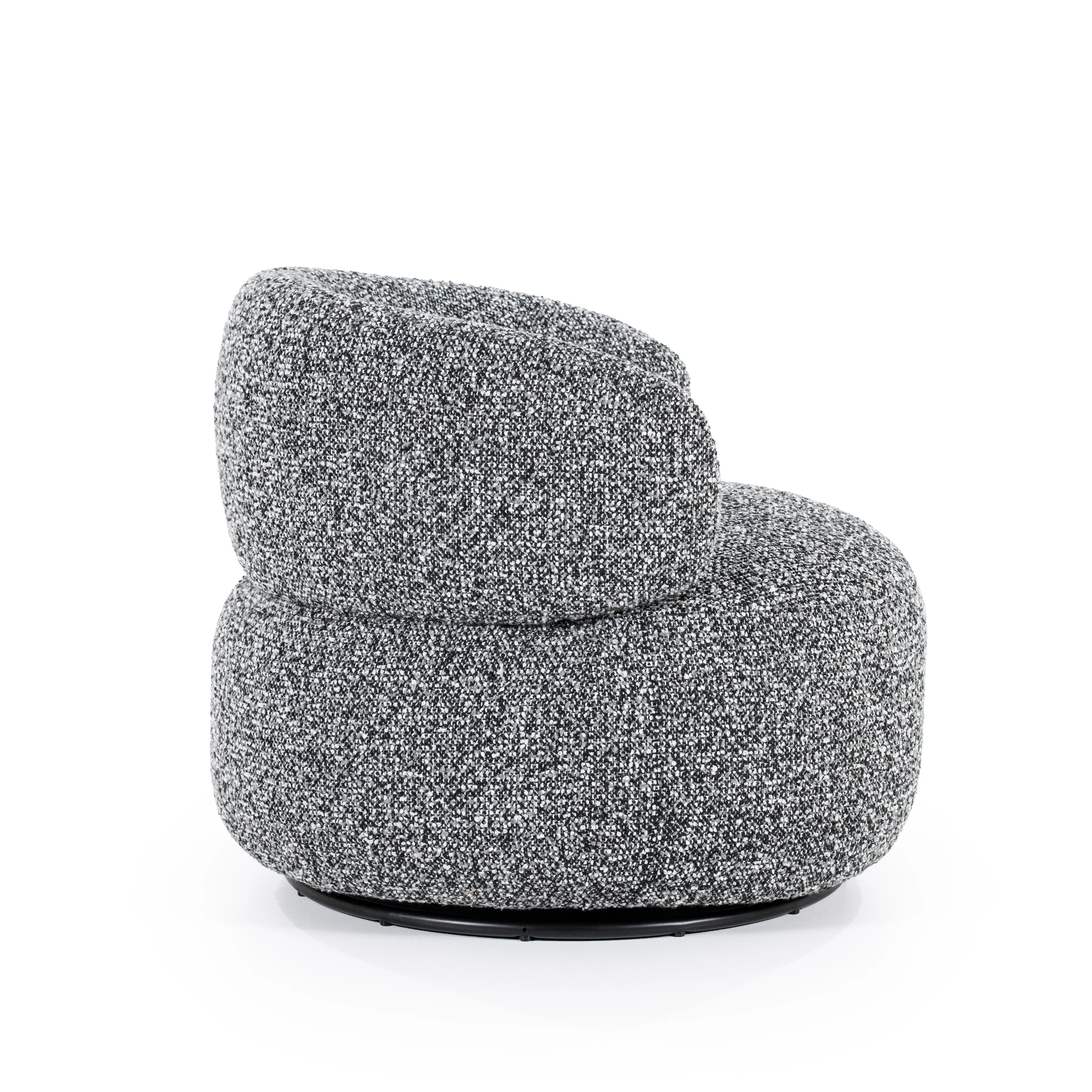 Fotel MAEVE czarno-biały melanż - Image 11