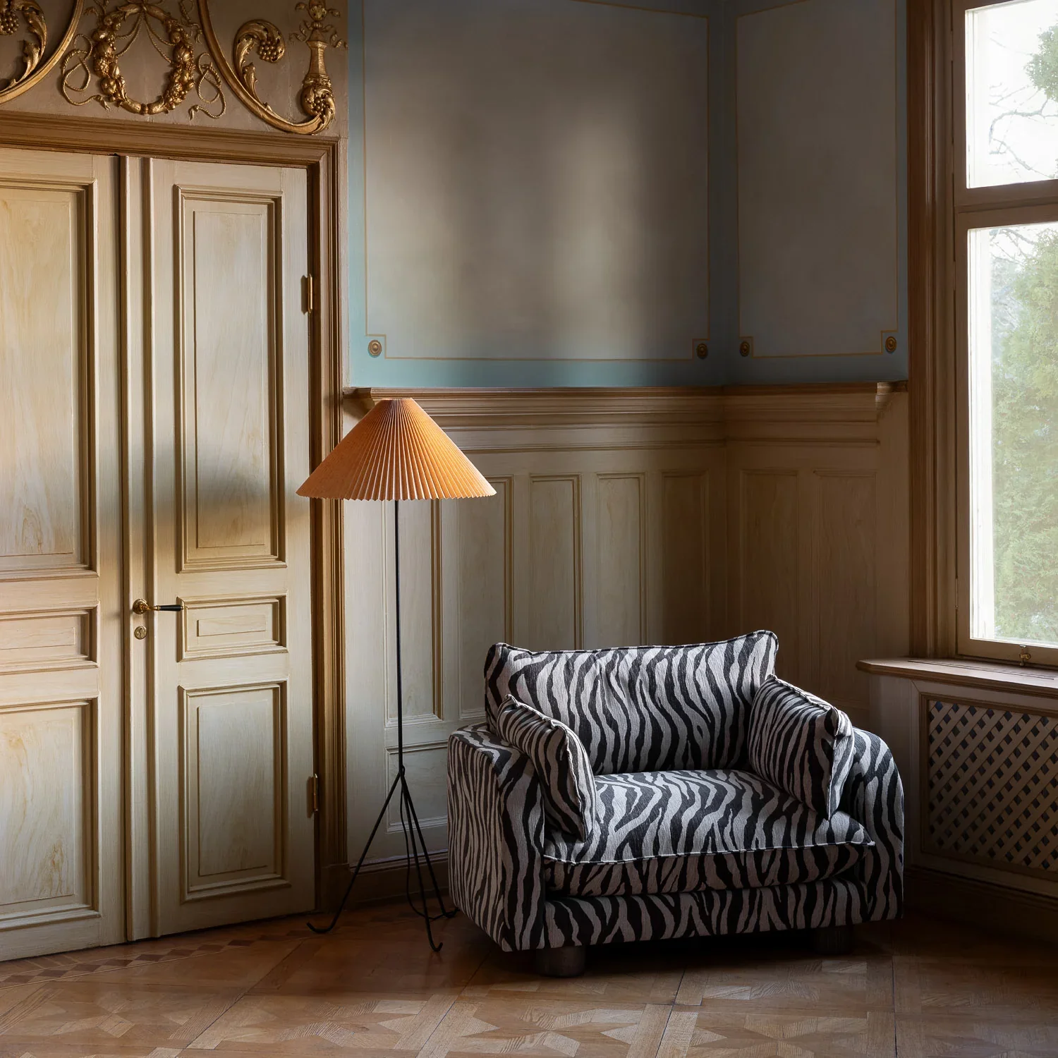 Fotel MILES LOVESEAT zebra - Image 2