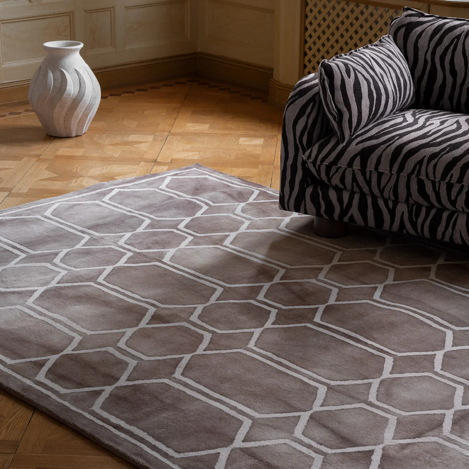 Fotel MILES LOVESEAT zebra - Image 3