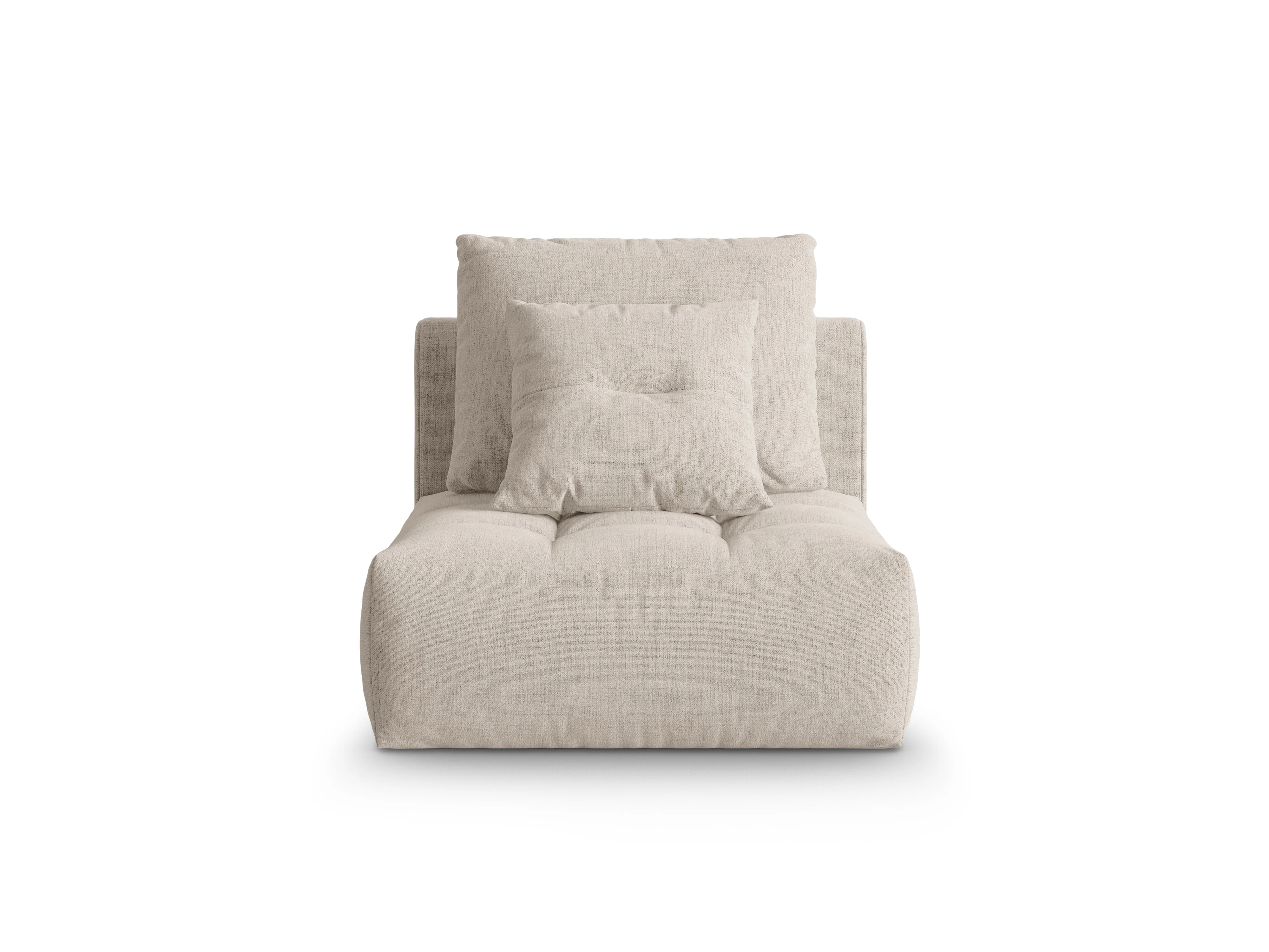 Fotel / moduł BLOOM ciemnobeżowy szenil - Image 3