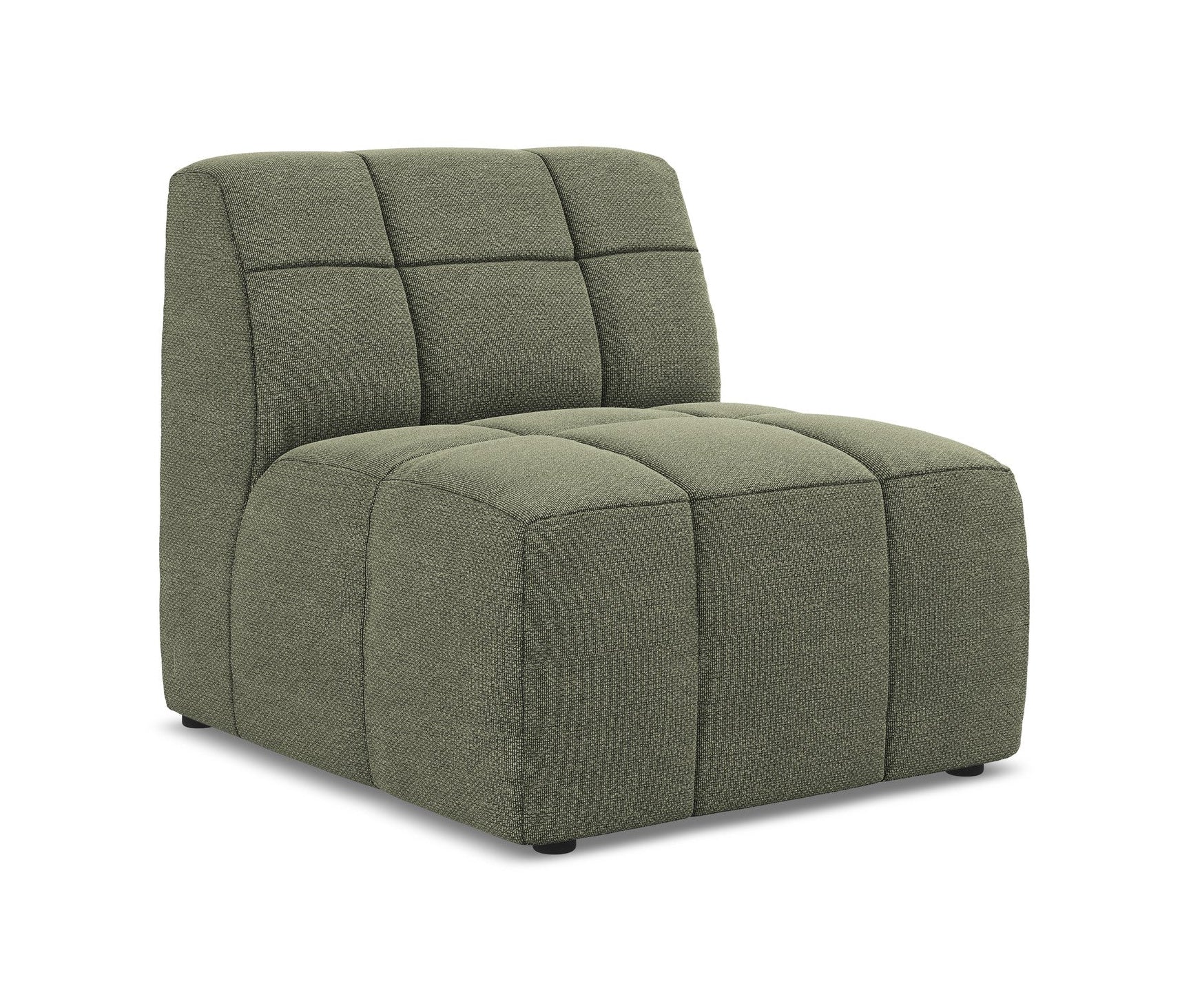 Fotel / moduł ALOHA oliwkowy boucle