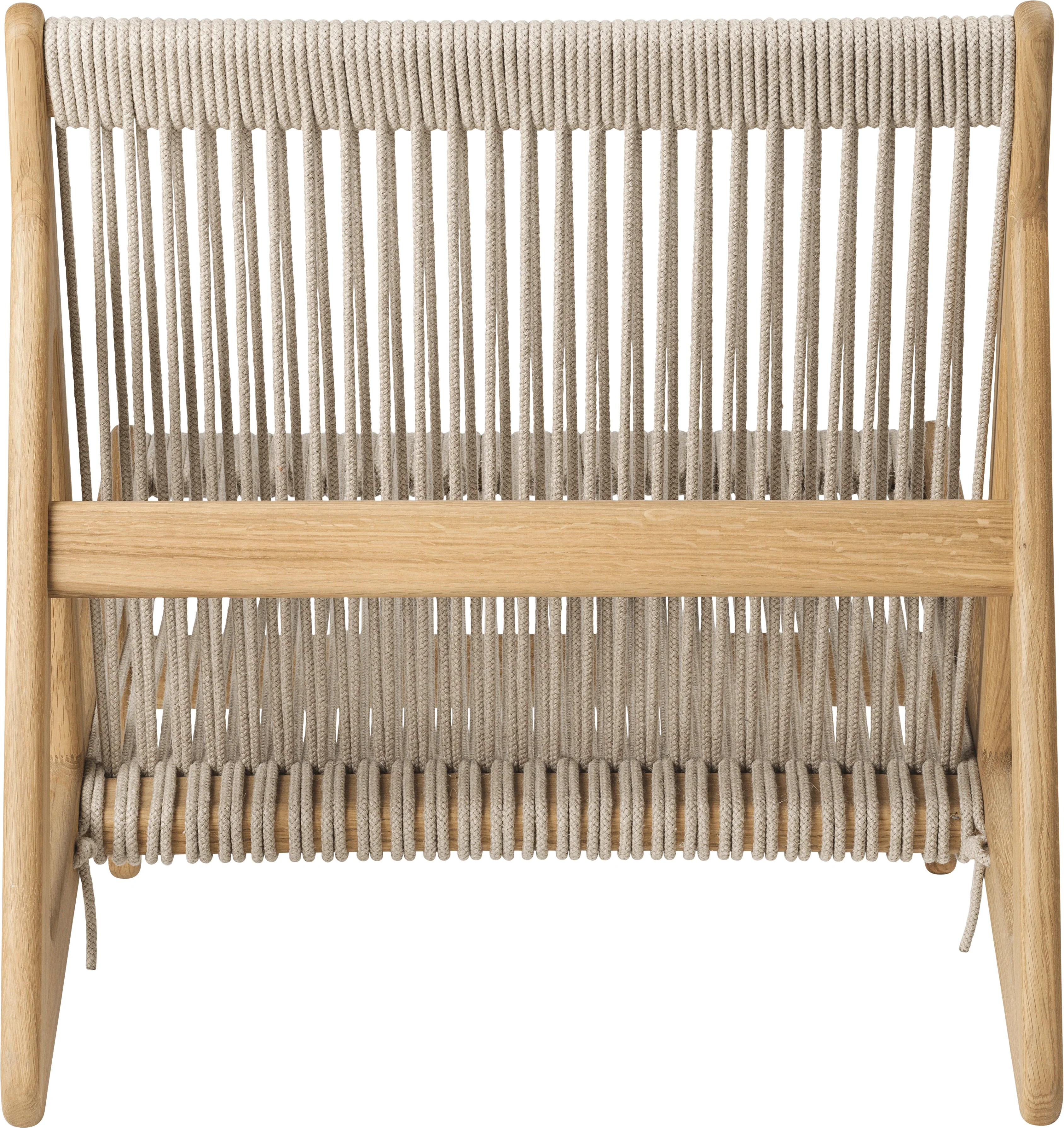 Fotel MR01 drewno dębowe i len - Image 6