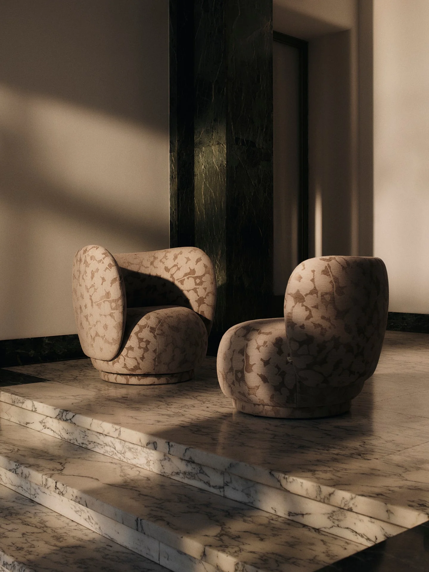 Fotel obrotowy RICO PICCOLO LOUNGE Cilla taupe - Image 4