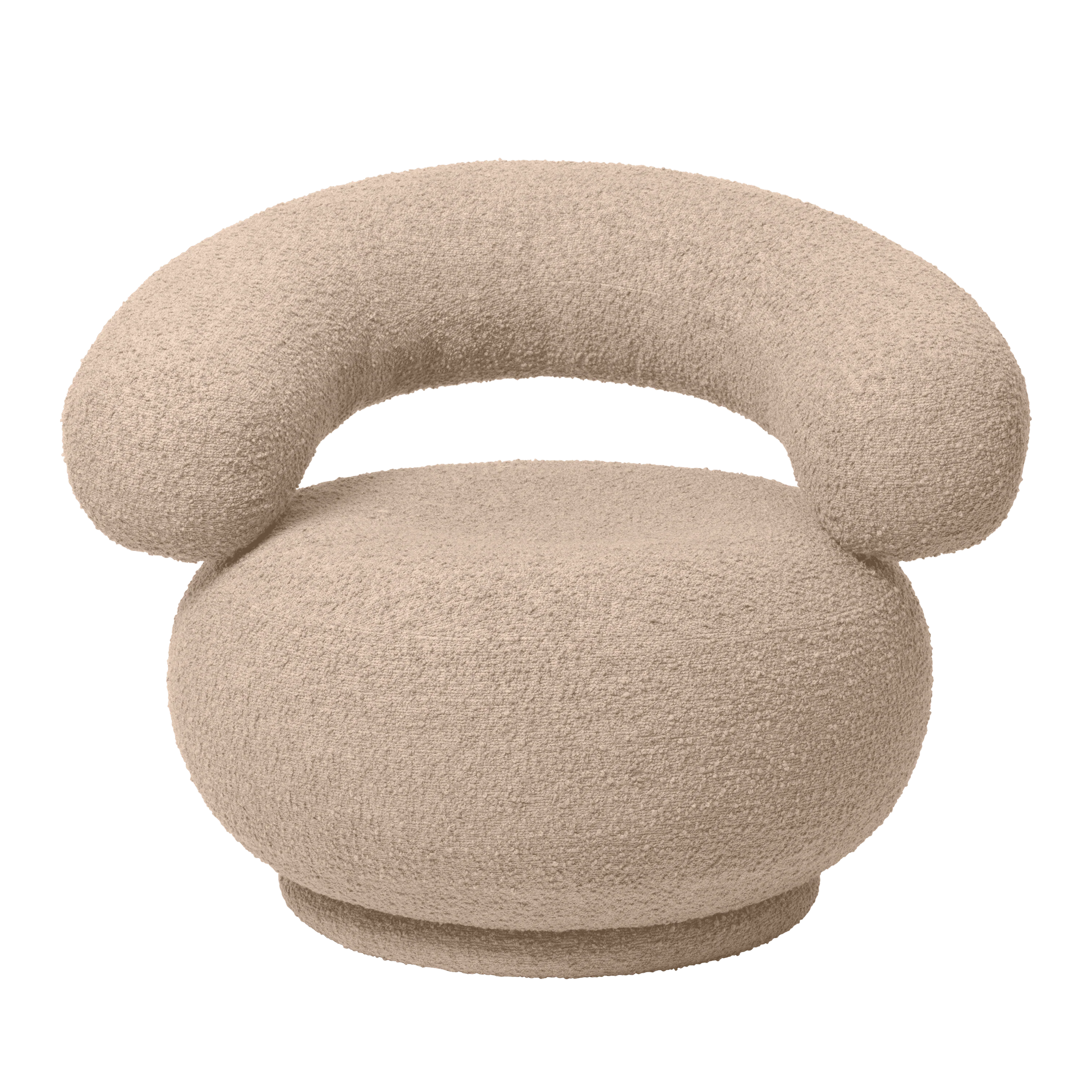 Fotel ORBO beżowy boucle - Image 4