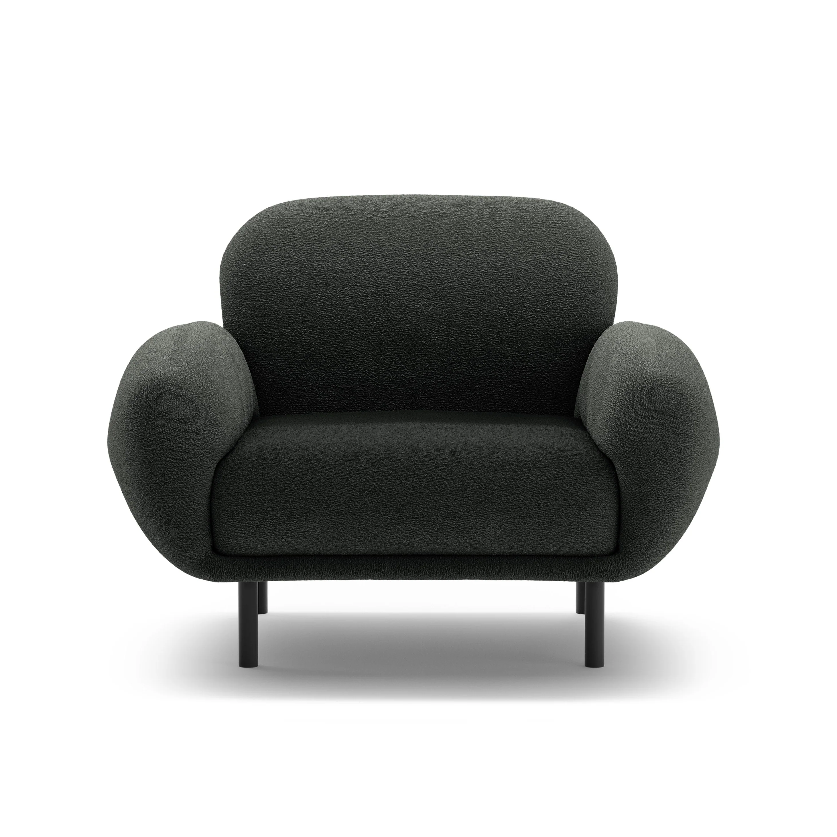 Fotel POPPY czarny boucle - Image 3