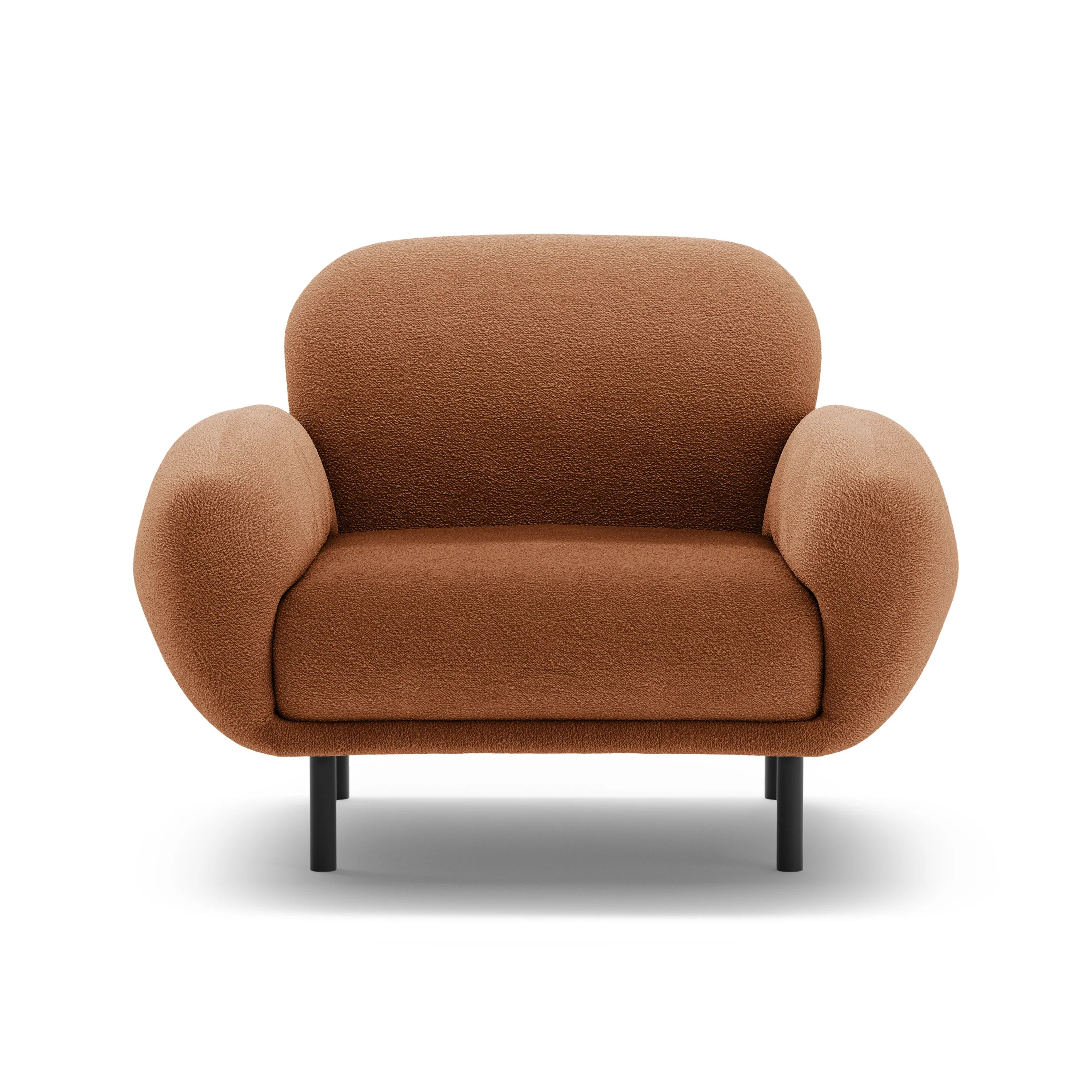 Fotel POPPY terracotta boucle - Image 3