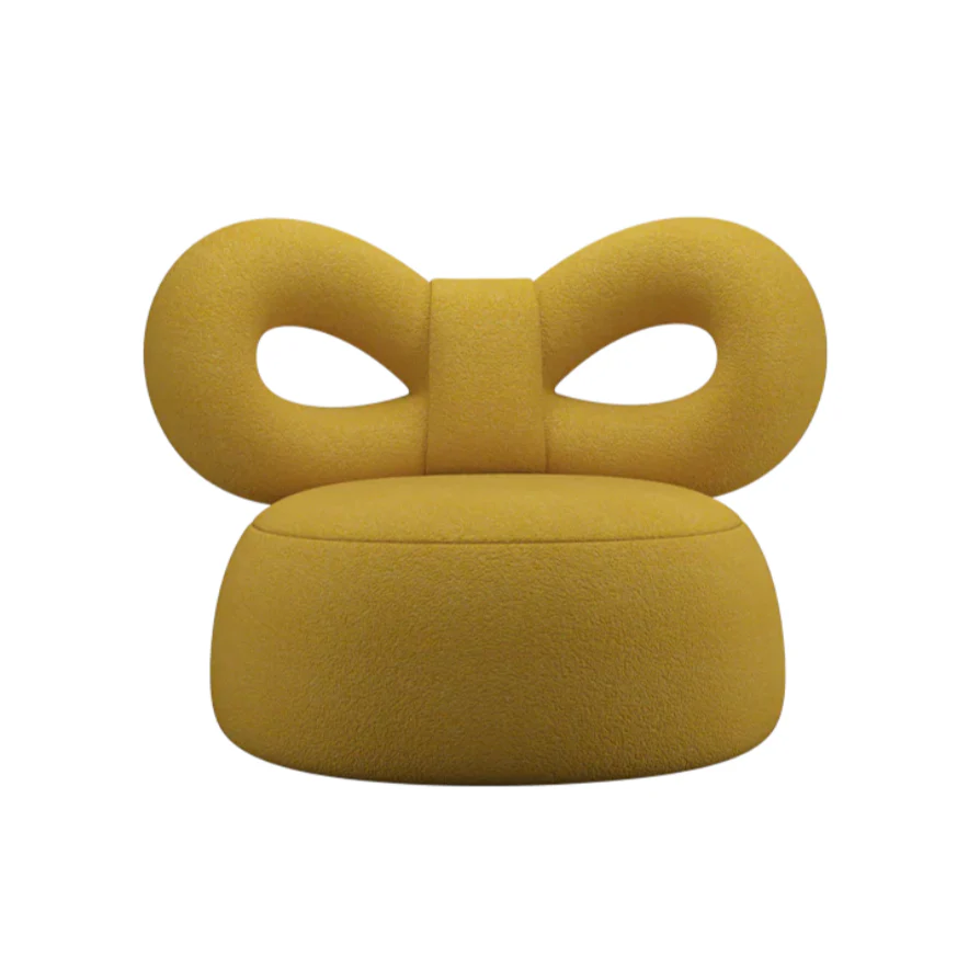 Fotel RIBBON musztardowy