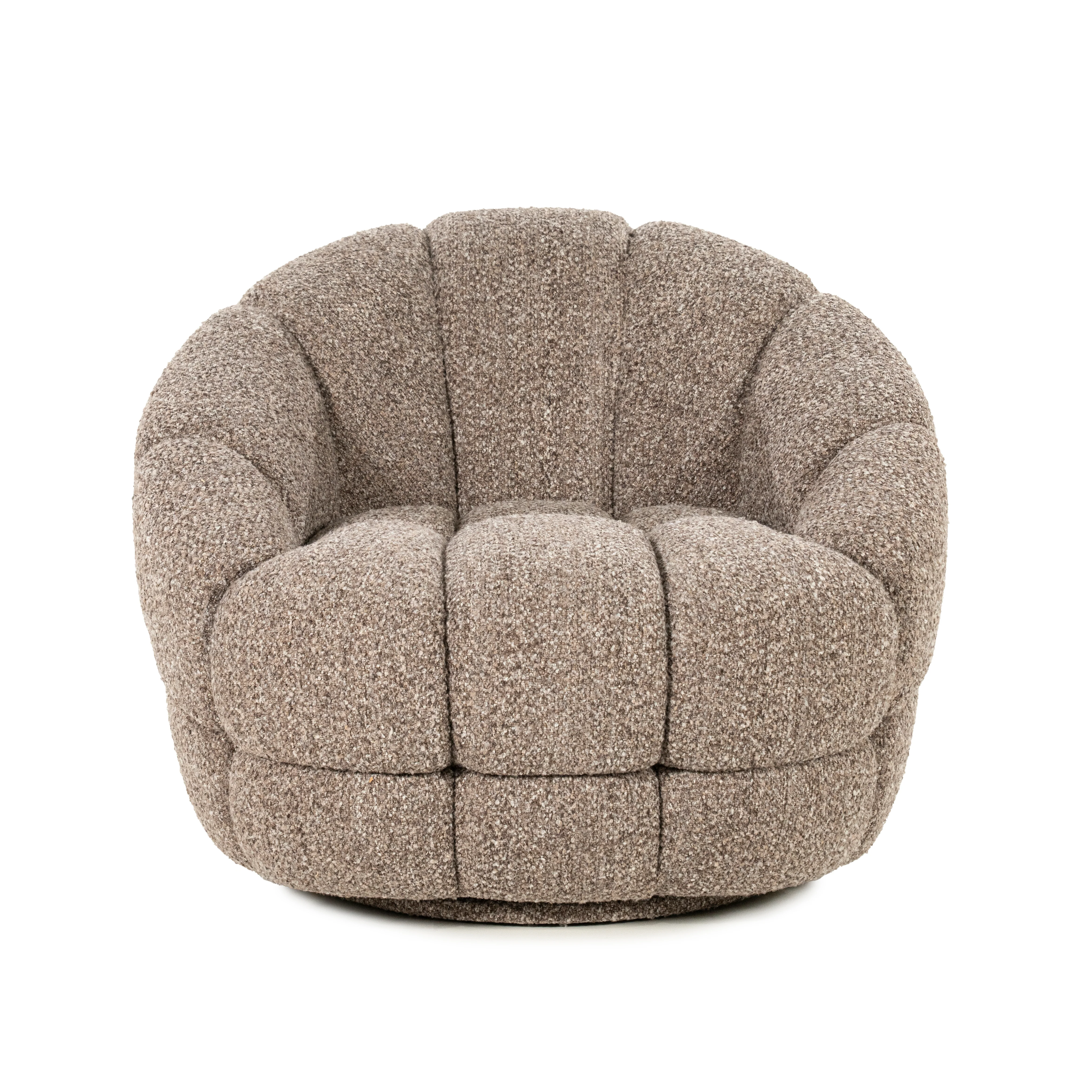 Fotel obrotowy TINA taupe - Image 11