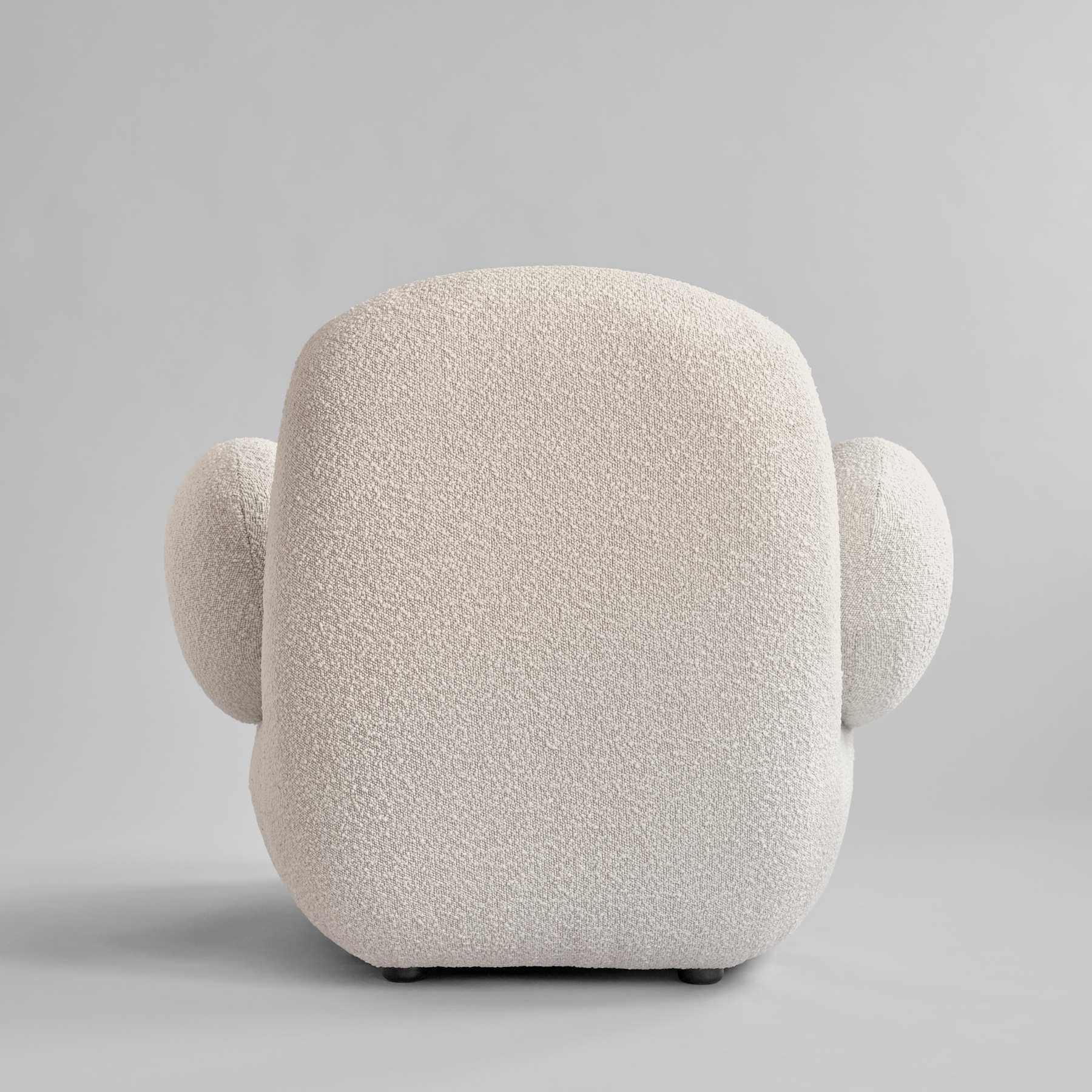 Fotel TOE FLAT biały bouclé - Image 4