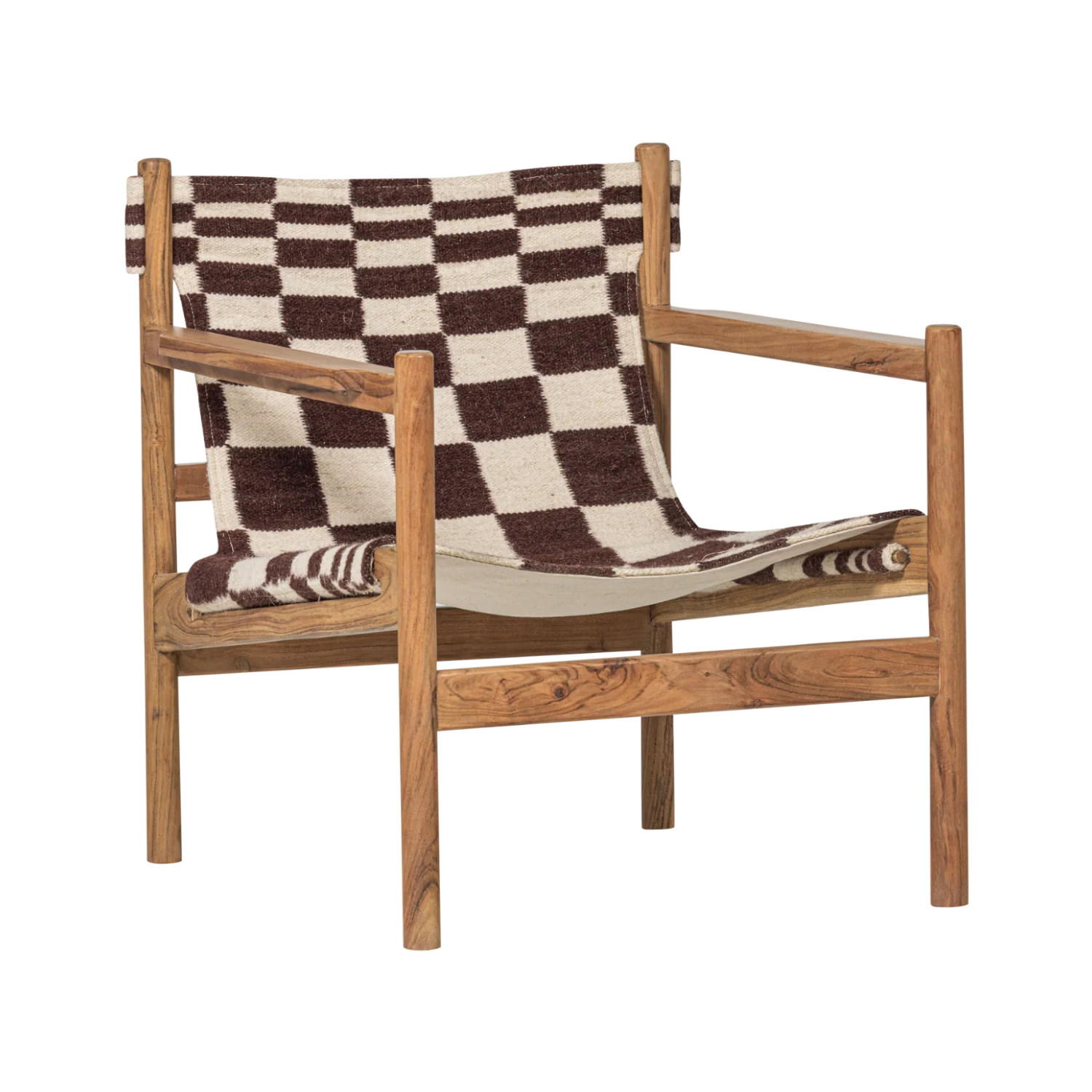 Fotel ZANO brązowy z beżowym