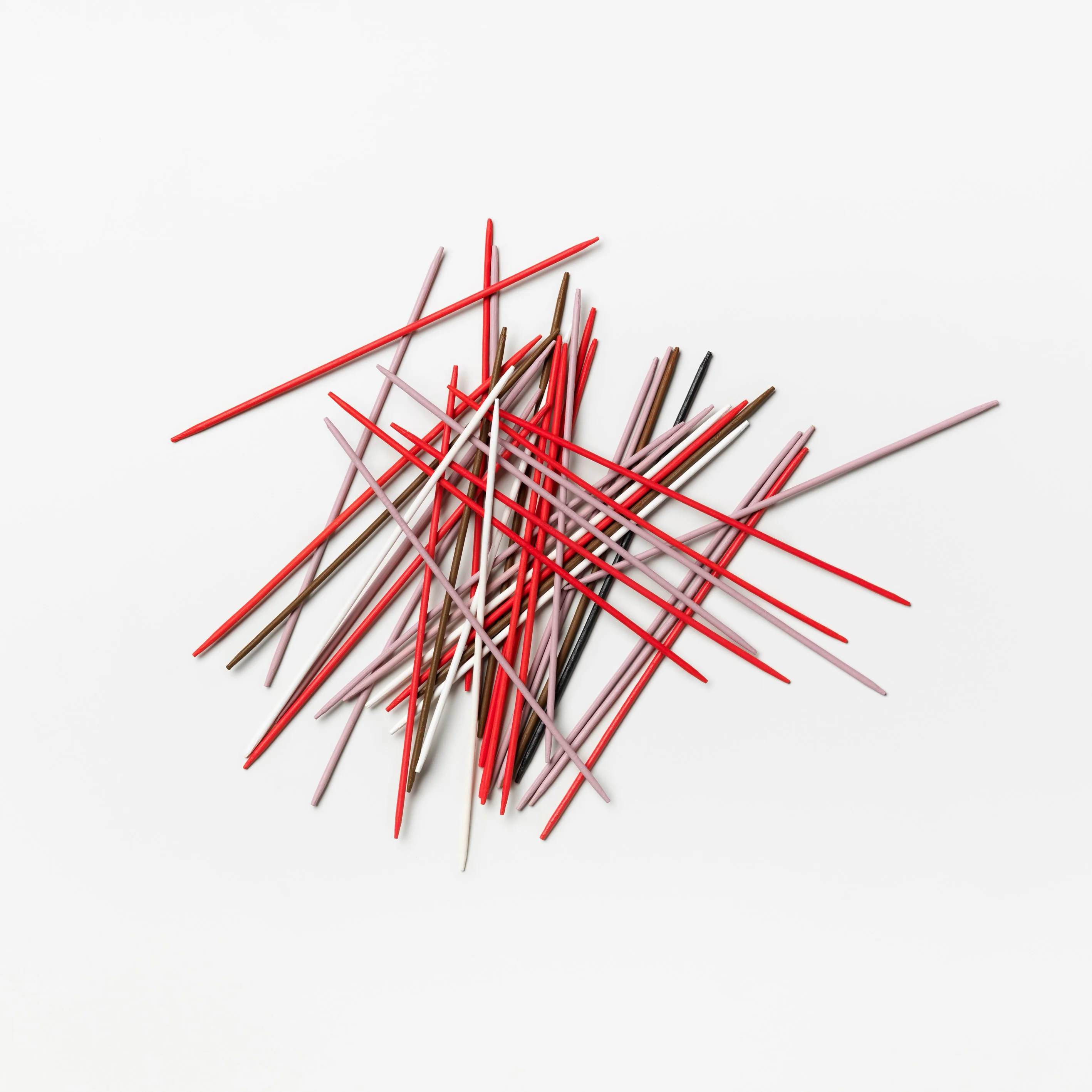 Gra bierki PICK UP STICKS różowy z czerwonym - Image 3