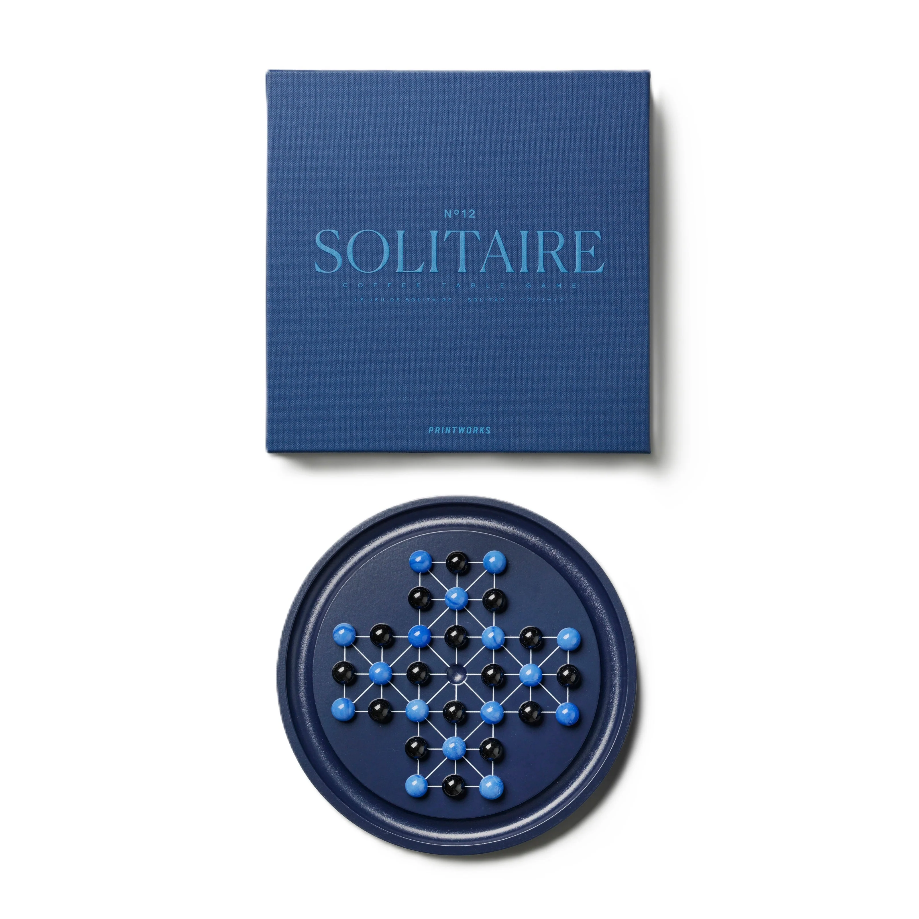 Gra strategiczna SOLITAIRE PATIENCE granatowy