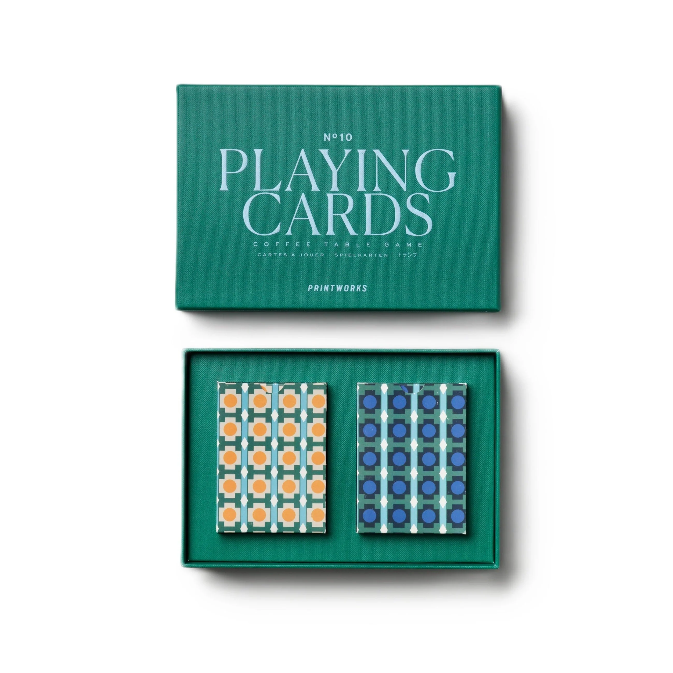 Karty do gry PLAYING CARDS zielony