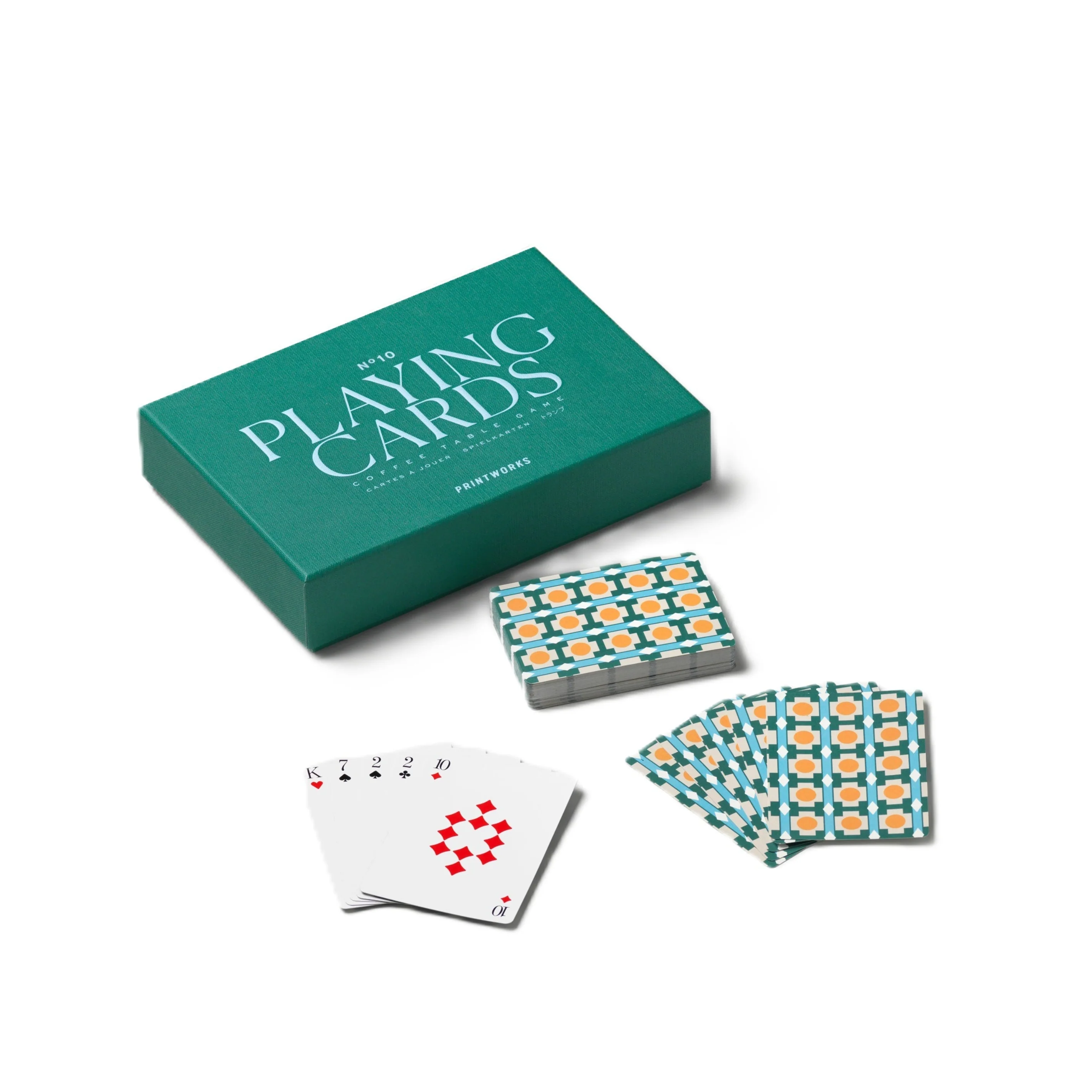Karty do gry PLAYING CARDS zielony - Image 3