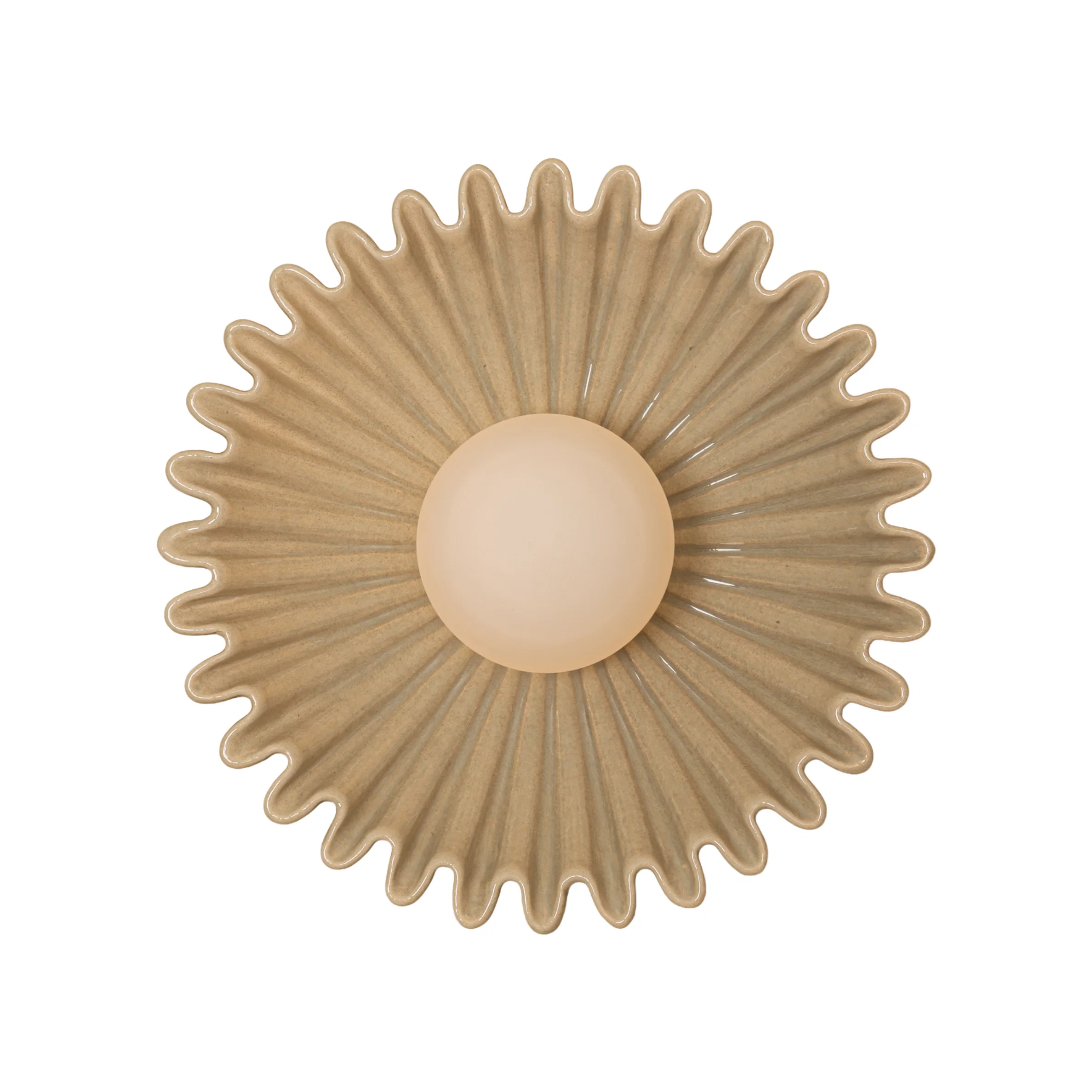 Kinkiet ceramiczny OSTRO piaskowy
