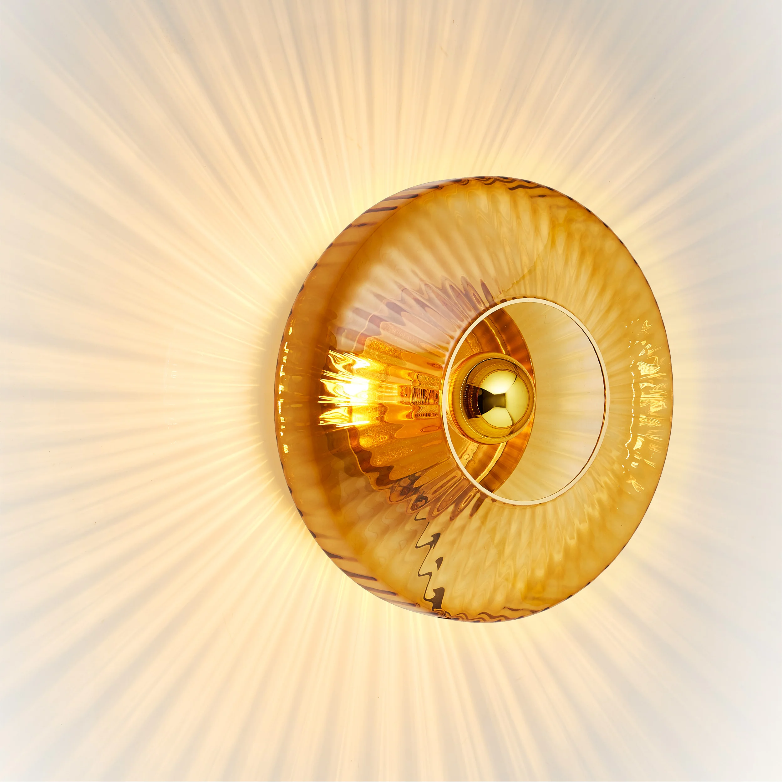 Kinkiet NEW WAVE OPTIC bursztynowy transparentny - Image 4