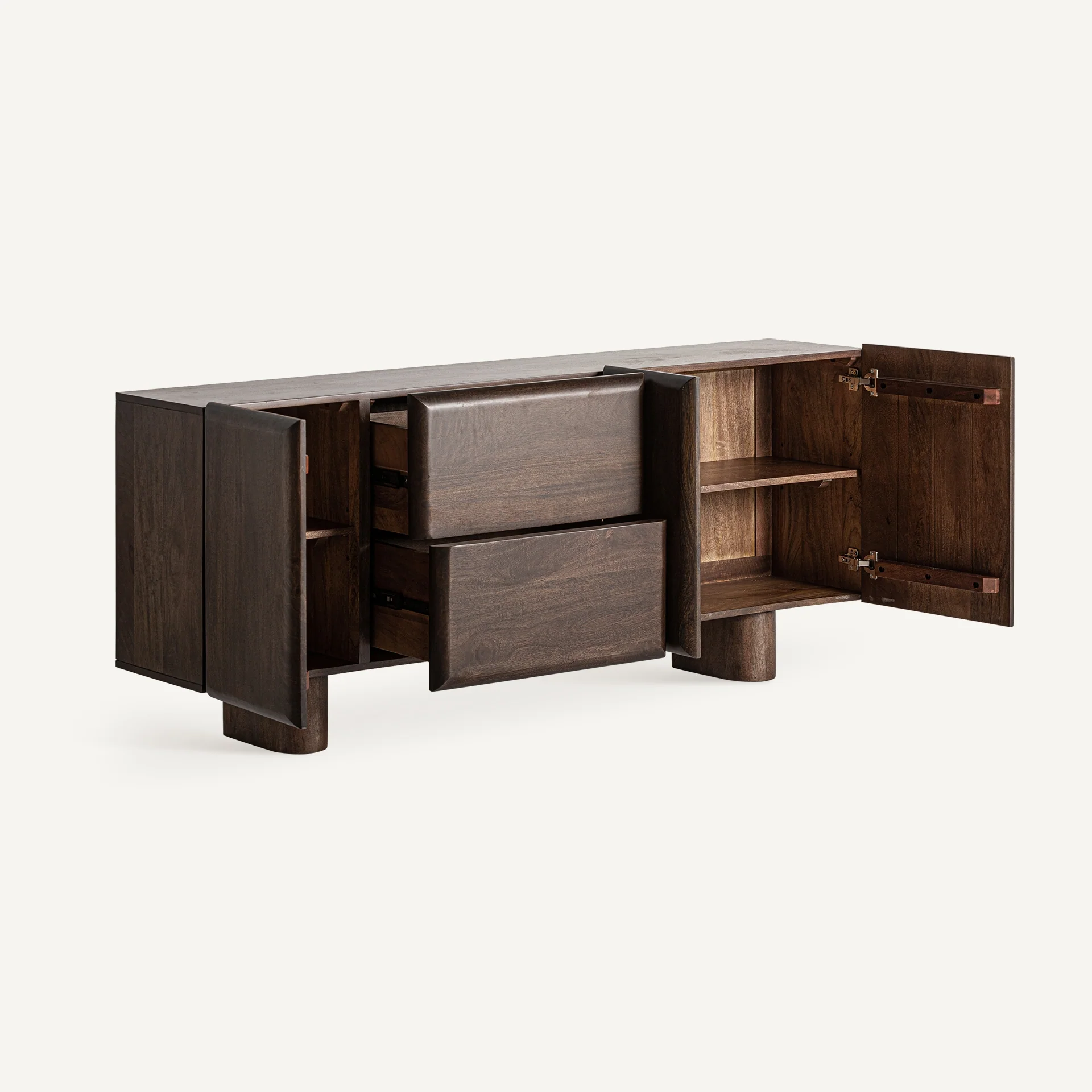 Komoda CRAIGH drewno mango - Image 5