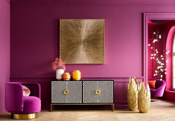 Komoda ELECTRO czarny ze złotymi detalami - Image 8