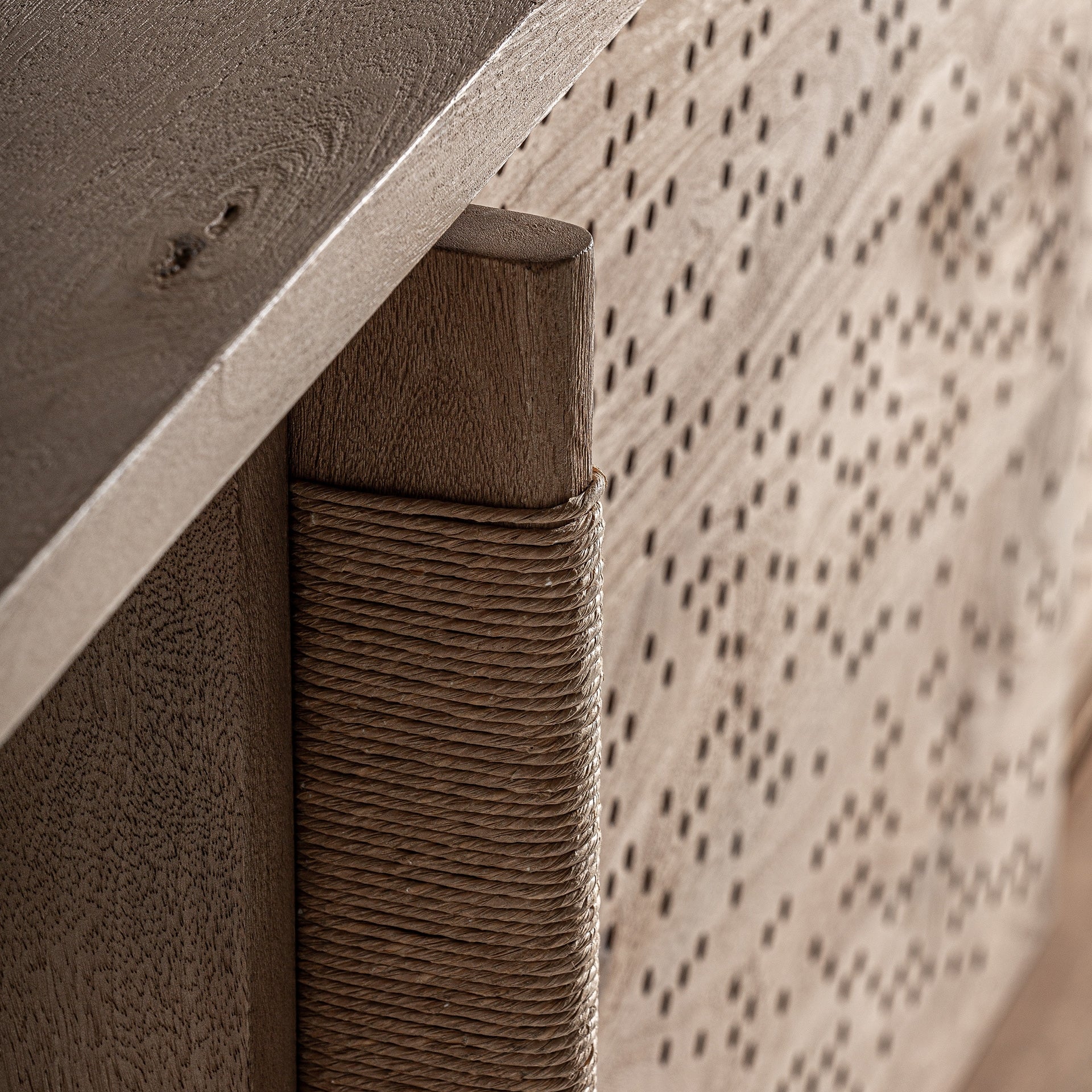 Komoda JACQUARD drewno mango - Image 4