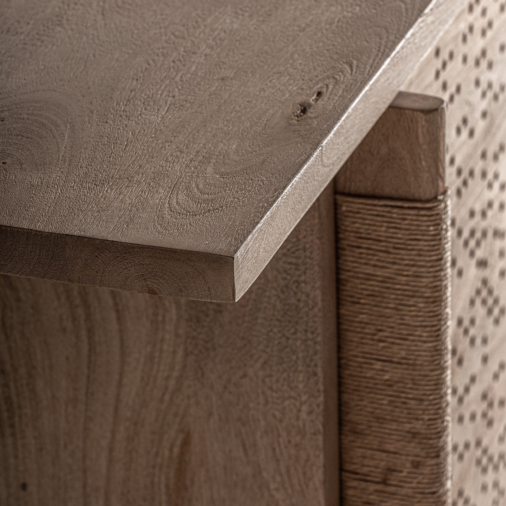 Komoda JACQUARD drewno mango - Image 6