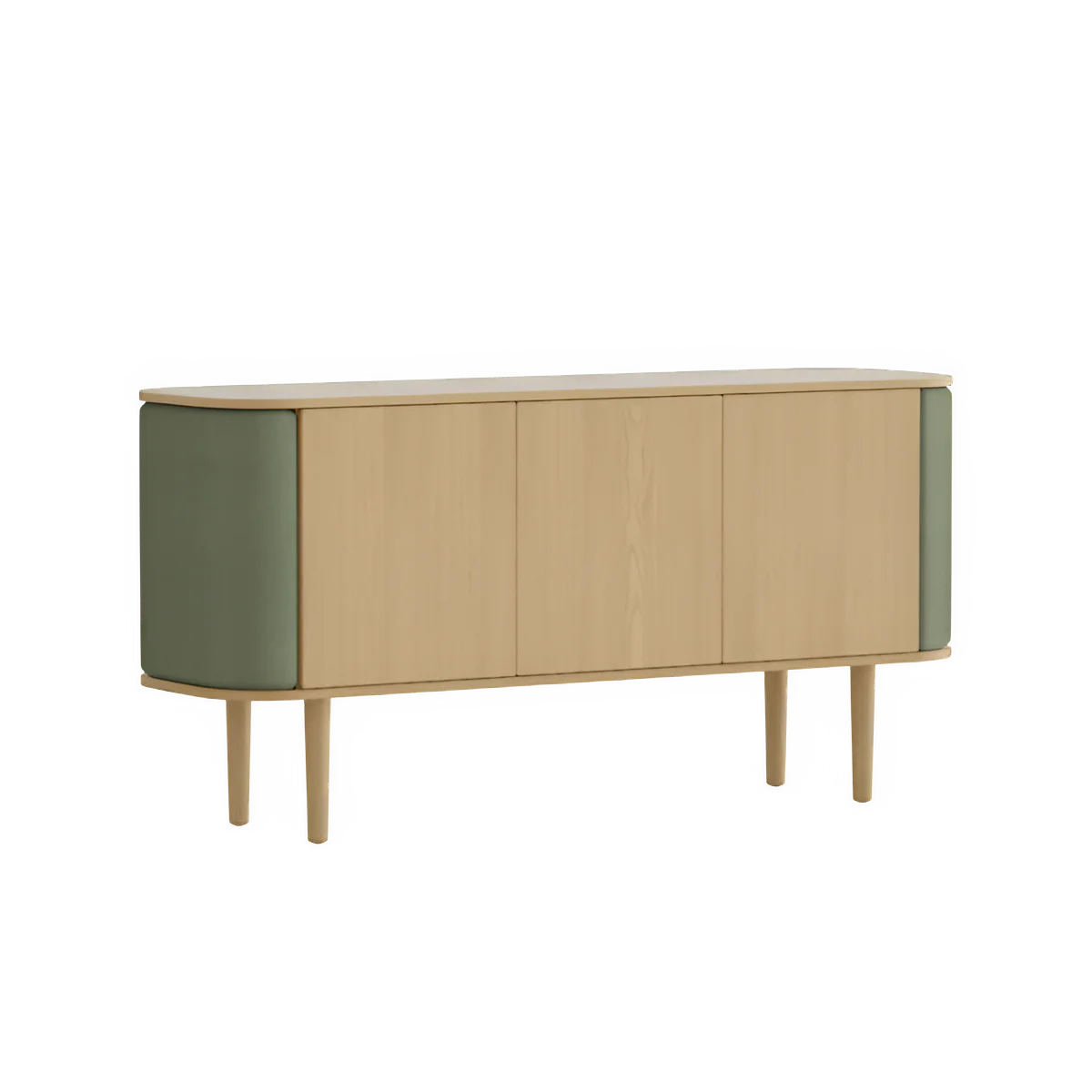 Komoda TREASURES zielony z dębem - Image 3