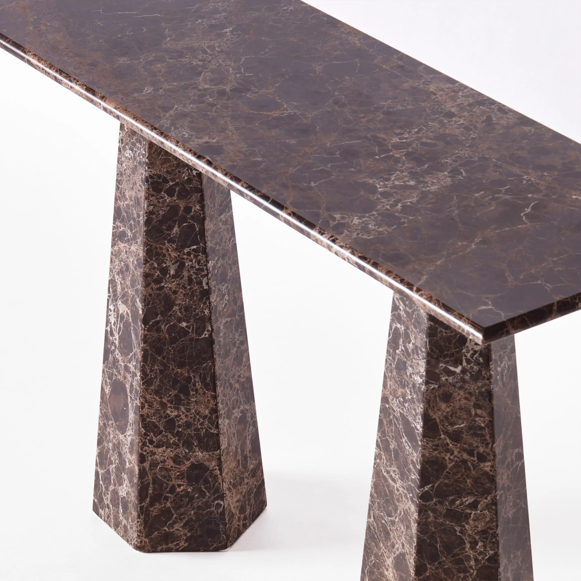 Konsola HEXAGON marmur Emperador - Image 6