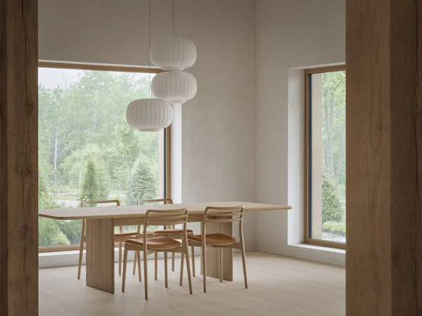 Krzesło CABIN karmelowa skóra z jasną dębową podstawą - Image 18