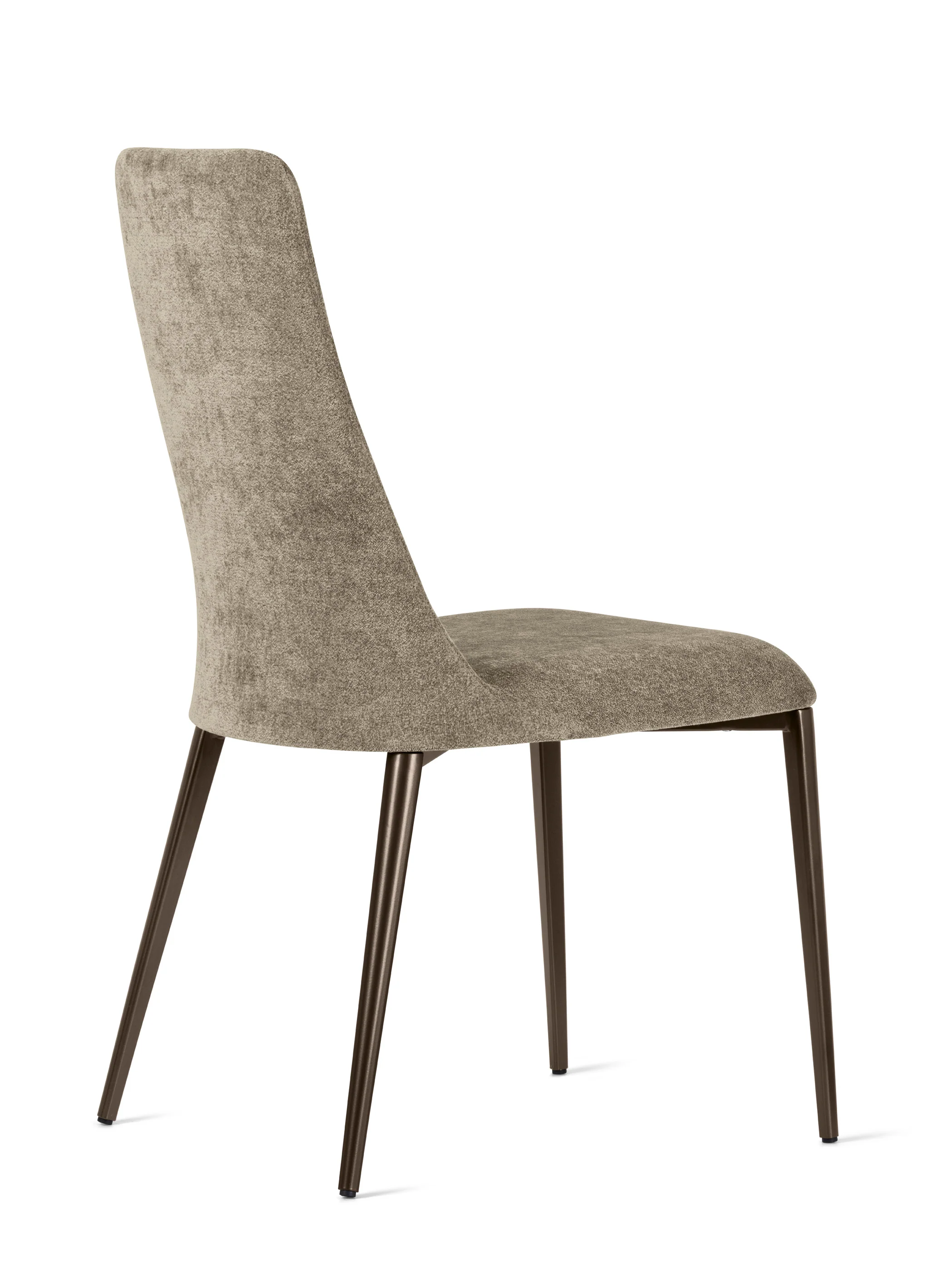 Krzesło ETOILE tapicerowane z brązową metalową podstawą - Image 6