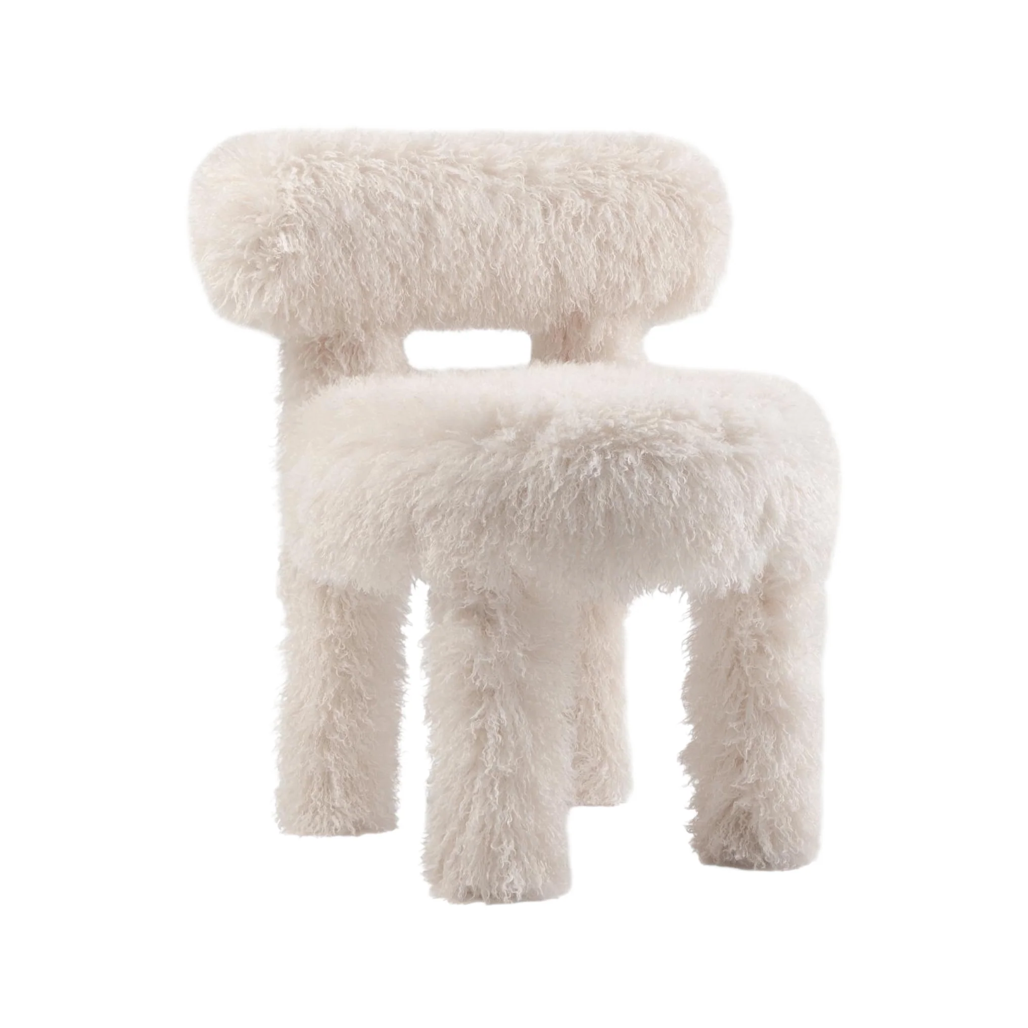 Krzesło GROPIUS CS1 - FLUFFY EDITION sztuczne futerko