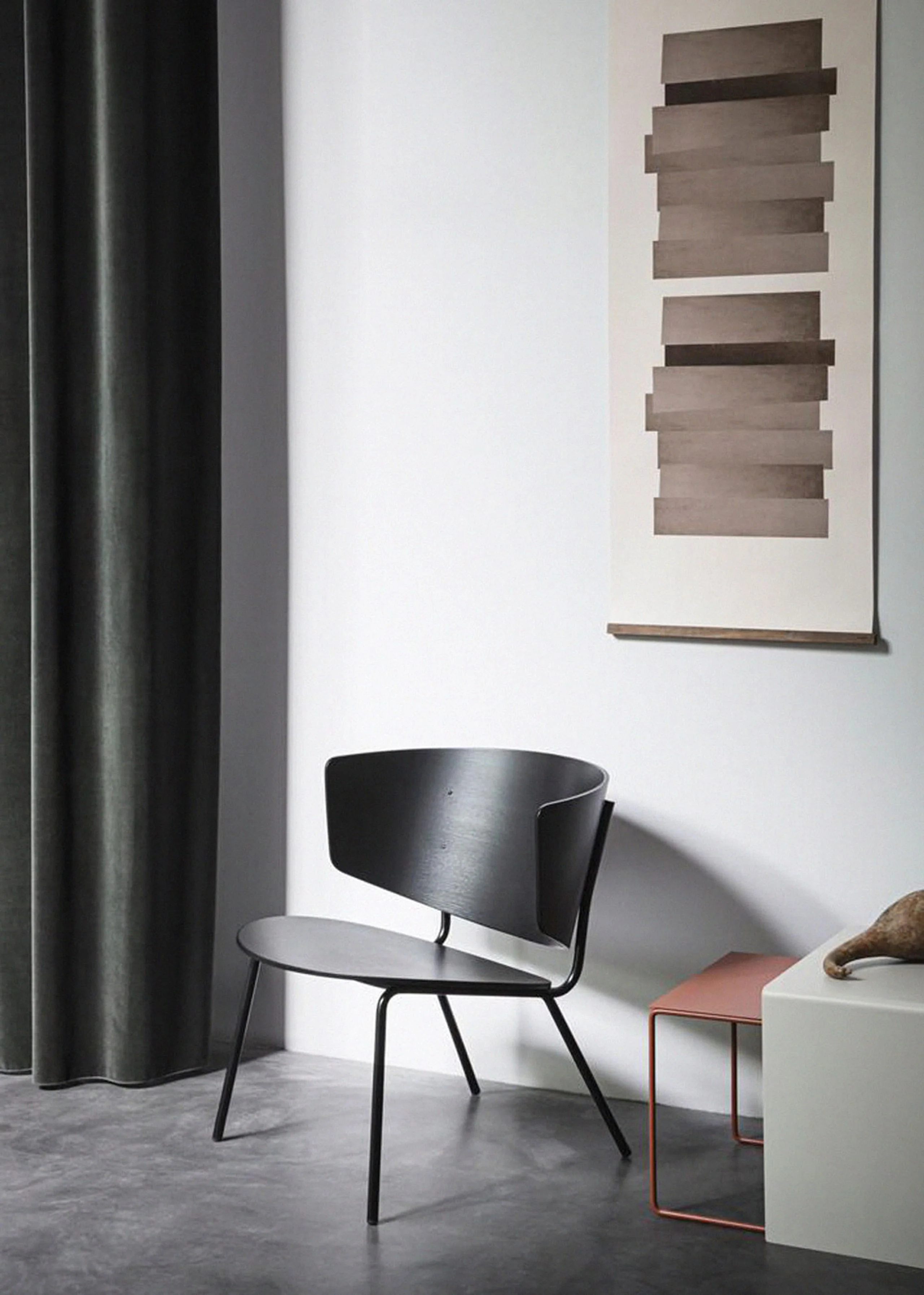 Fotel HERMAN LOUNGE czarny - Image 3