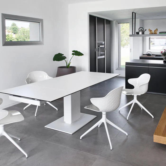 Krzesło obrotowe SAINT TROPEZ biały - Image 3