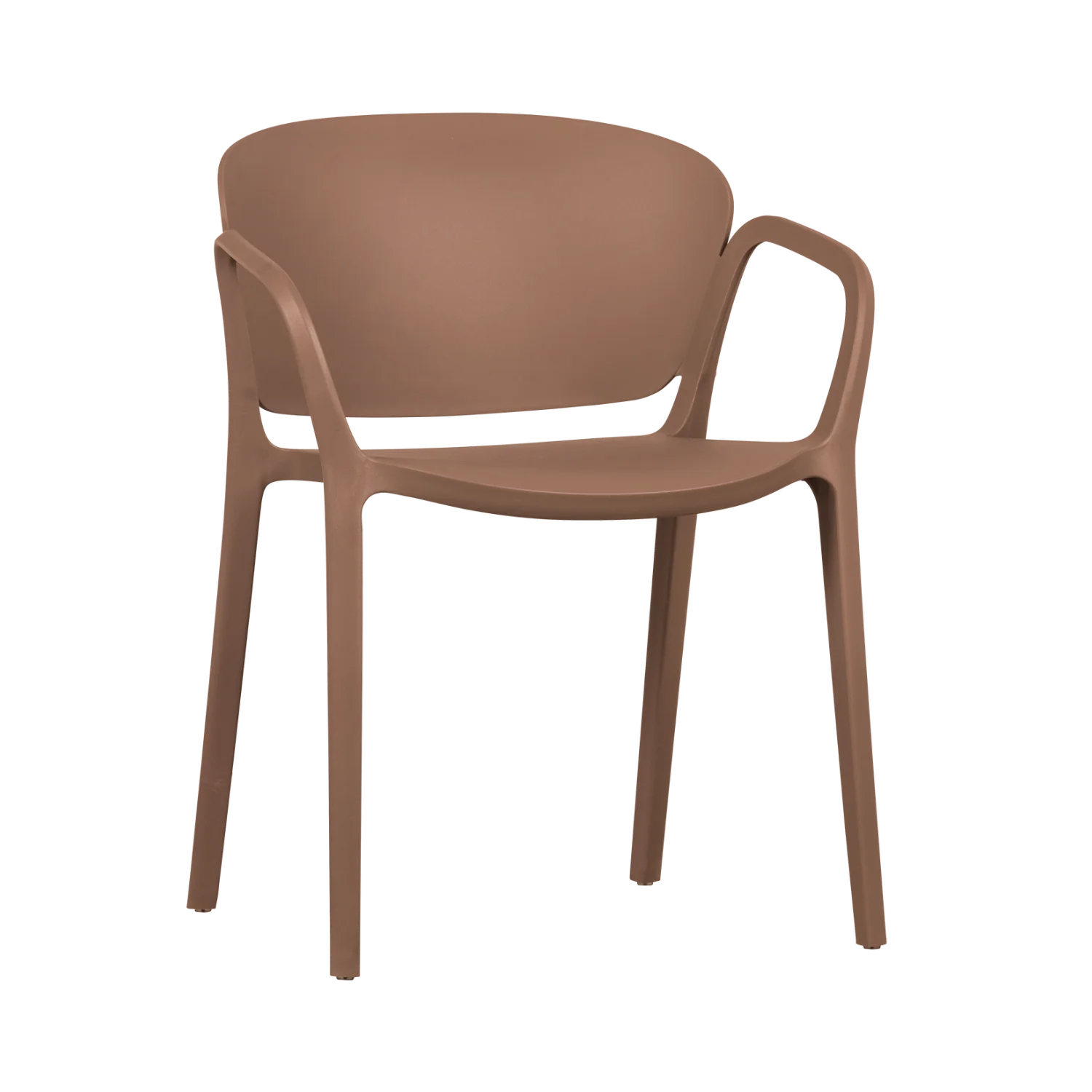 Krzesło ogrodowe BENT łososiowy