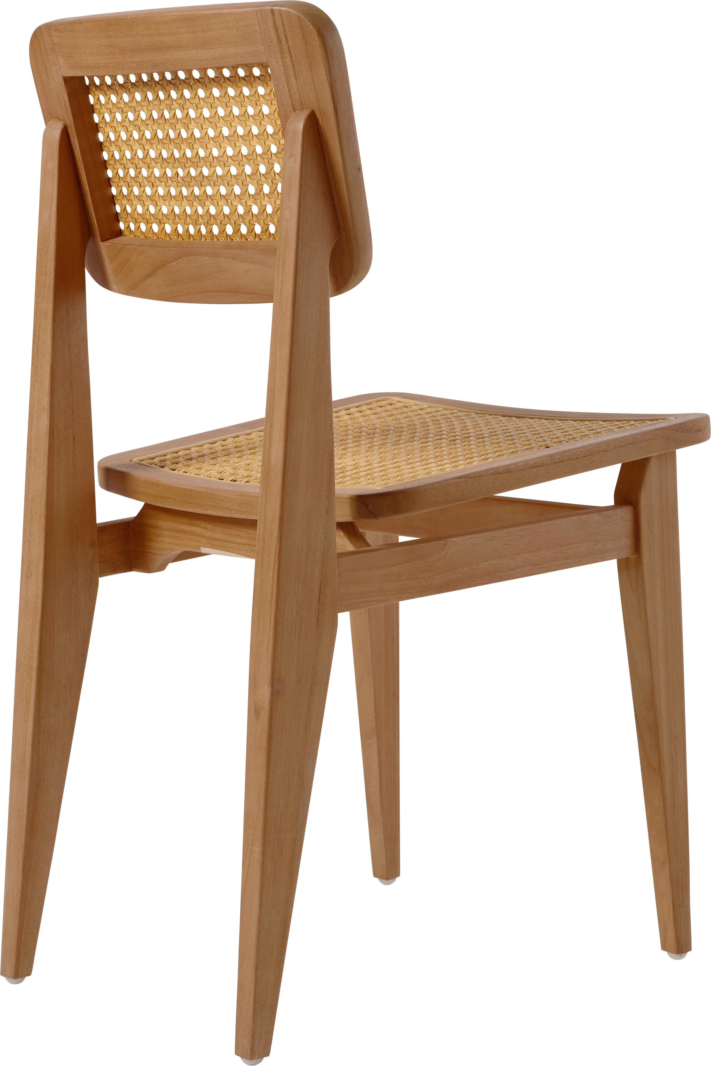 Krzesło ogrodowe C-CHAIR drewno tekowe z plecionką - Image 6