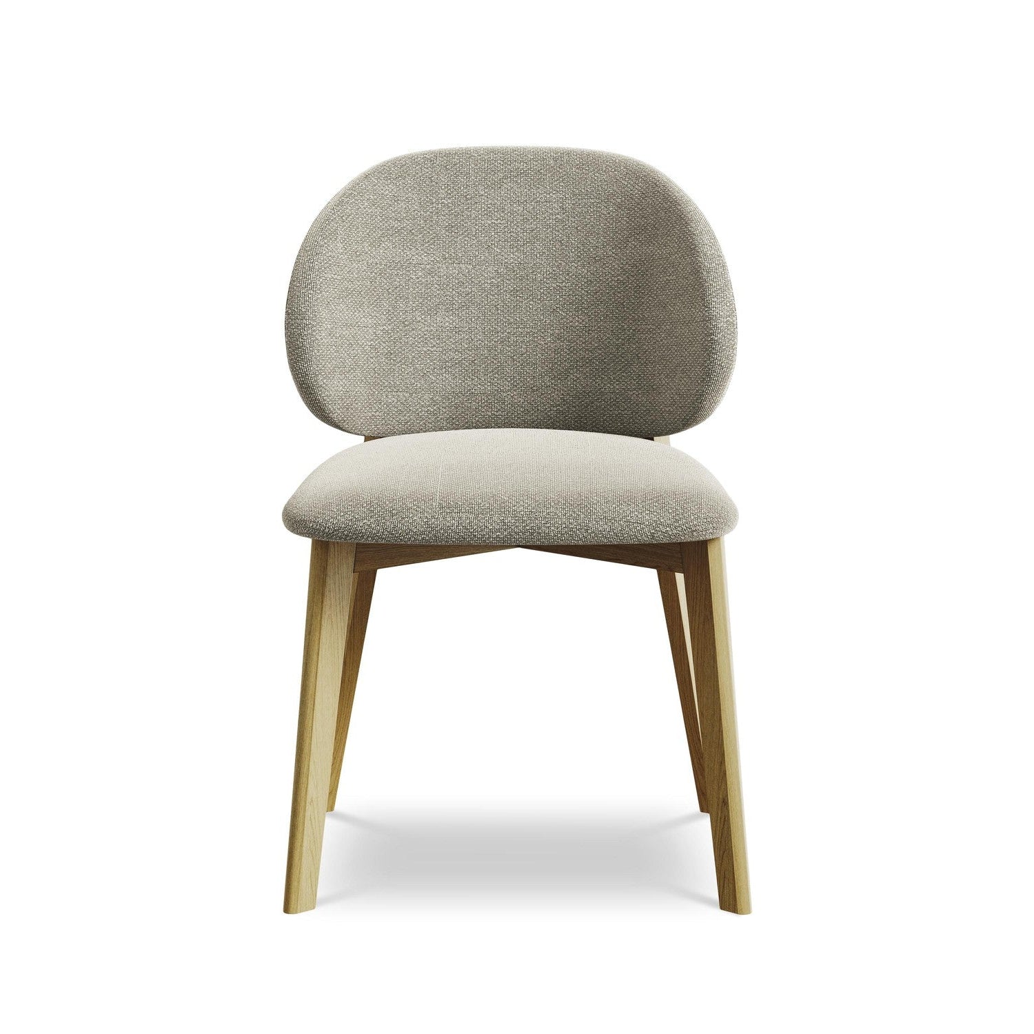 Krzesło PAHOA taupe boucle z bukową podstawą - Image 2