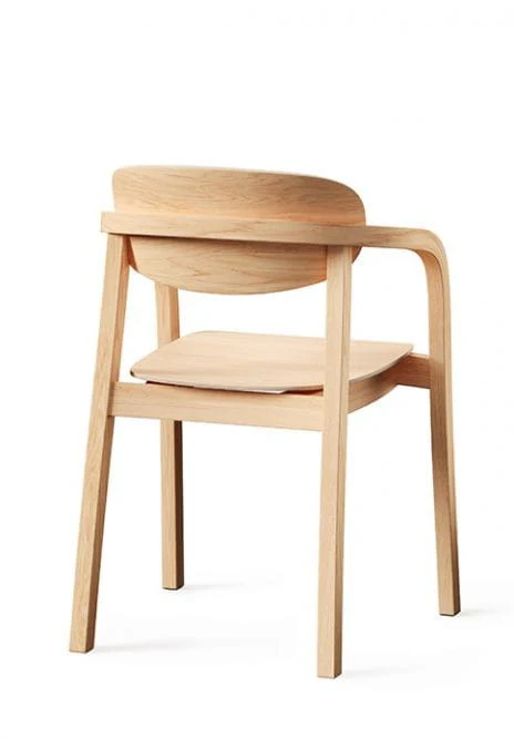 Krzesło z podłokietnikami LINIA drewno bukowe - Image 3