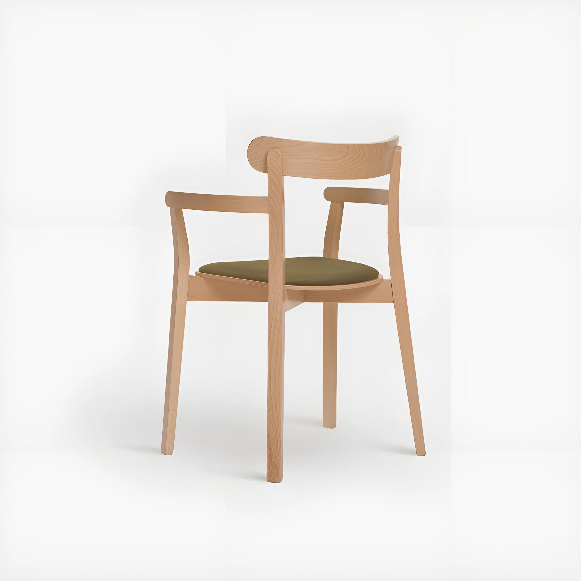 Krzesło z połokietnikami ICHO B-4420 drewno bukowe - Image 4