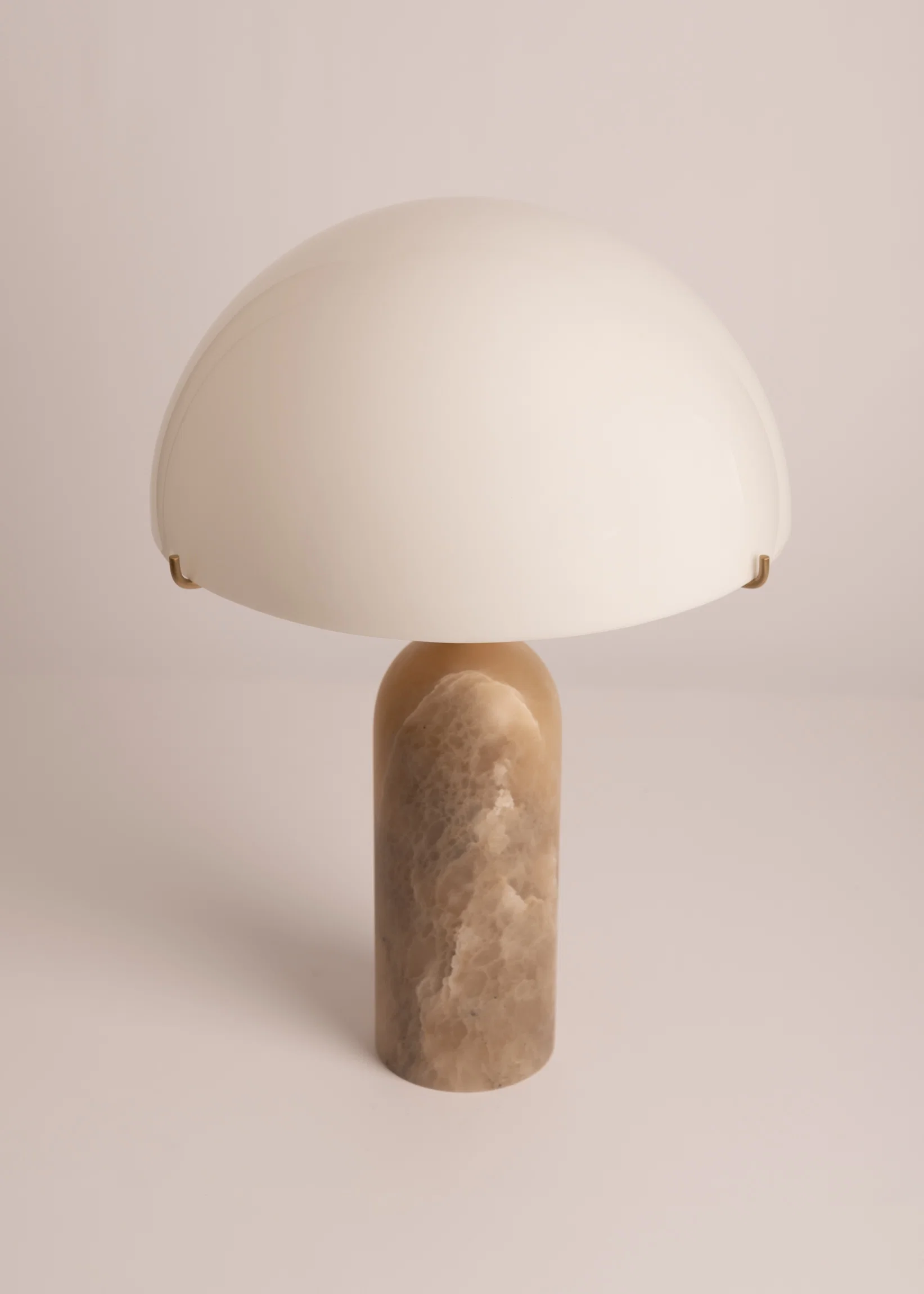 Lampa stołowa PEONO ciemnobeżowy alabaster - Image 6