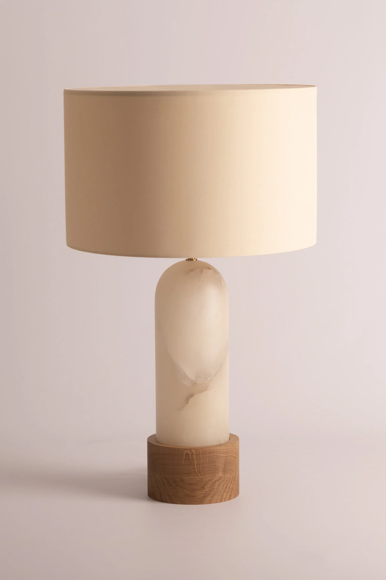 Lampa stołowa PURA KELO biały alabaster - Image 4