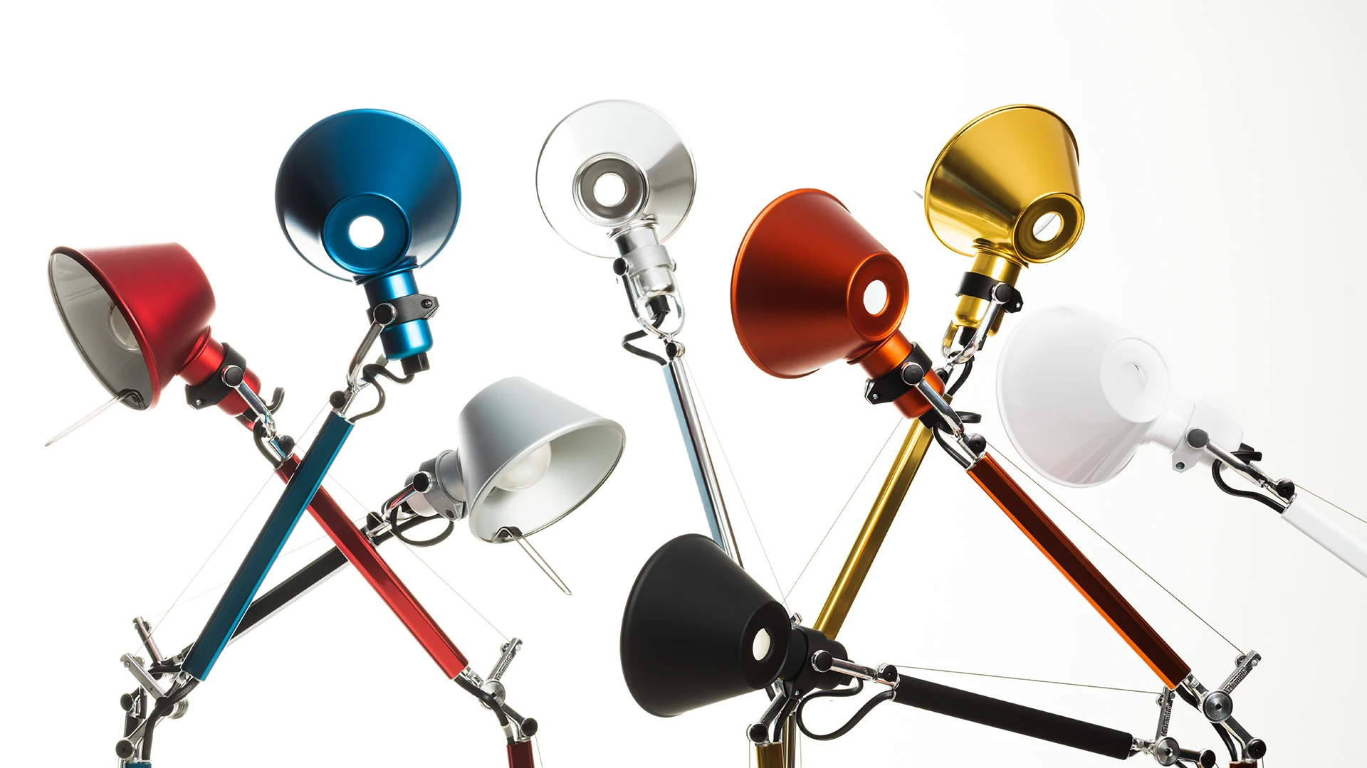 Lampa biurkowa regulowana TOLOMEO MICRO matowy pomarańczowy - Image 8