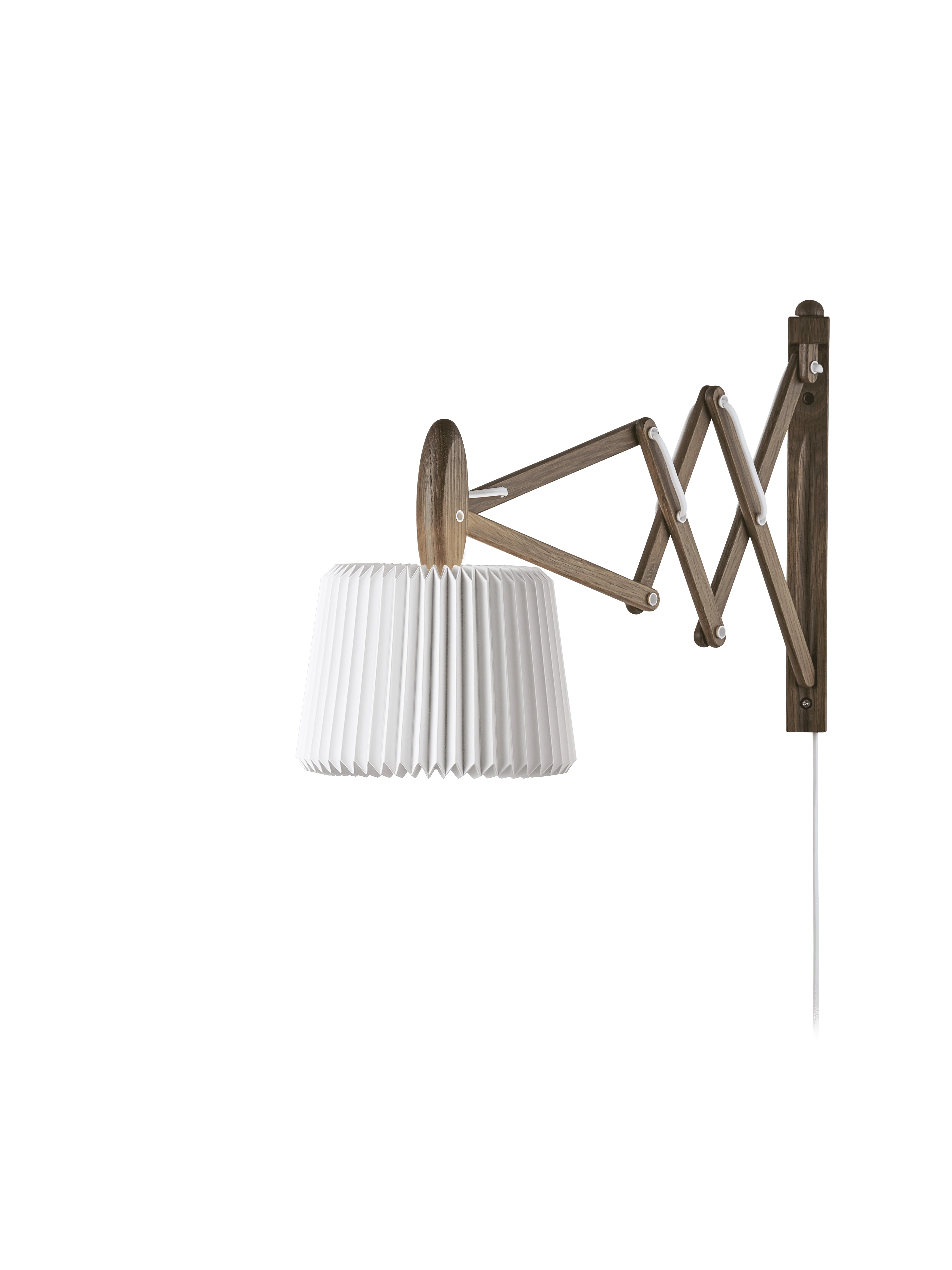 Lampa ścienna MODEL 223 120 SAX biały z ciemną dębową podstawą - Image 11