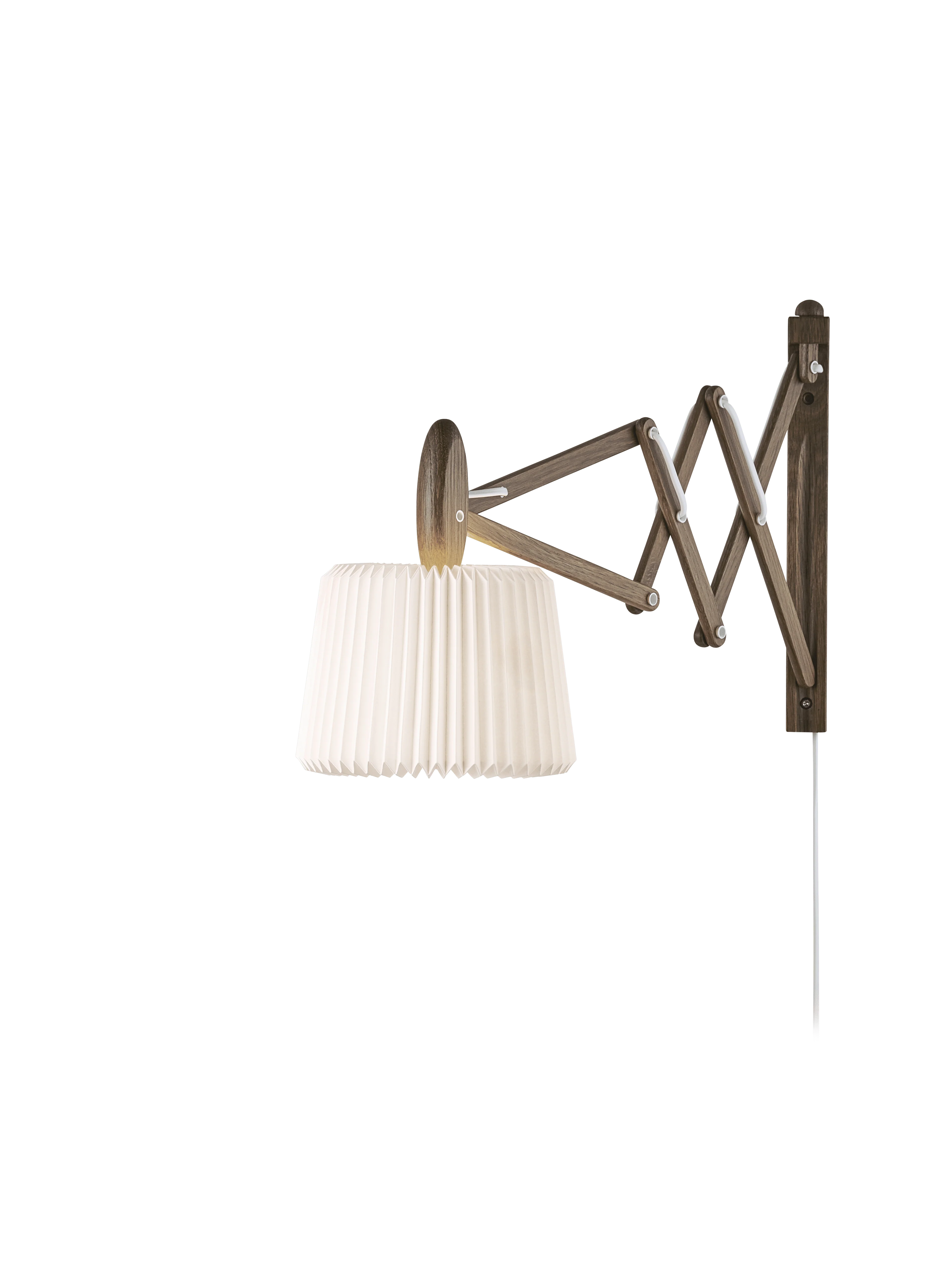 Lampa ścienna MODEL 223 120 SAX biały z ciemną dębową podstawą - Image 12