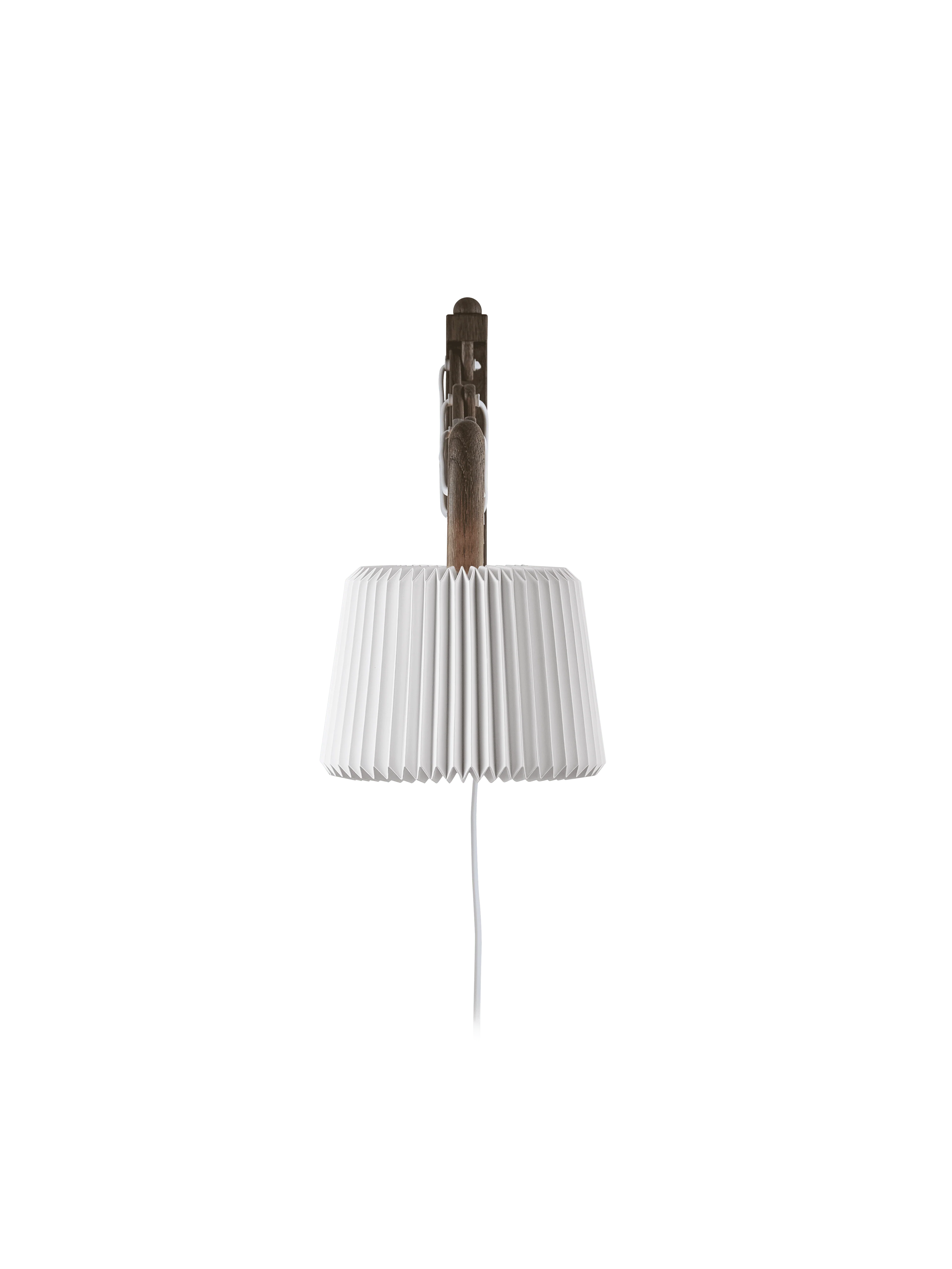 Lampa ścienna MODEL 223 120 SAX biały z ciemną dębową podstawą - Image 13