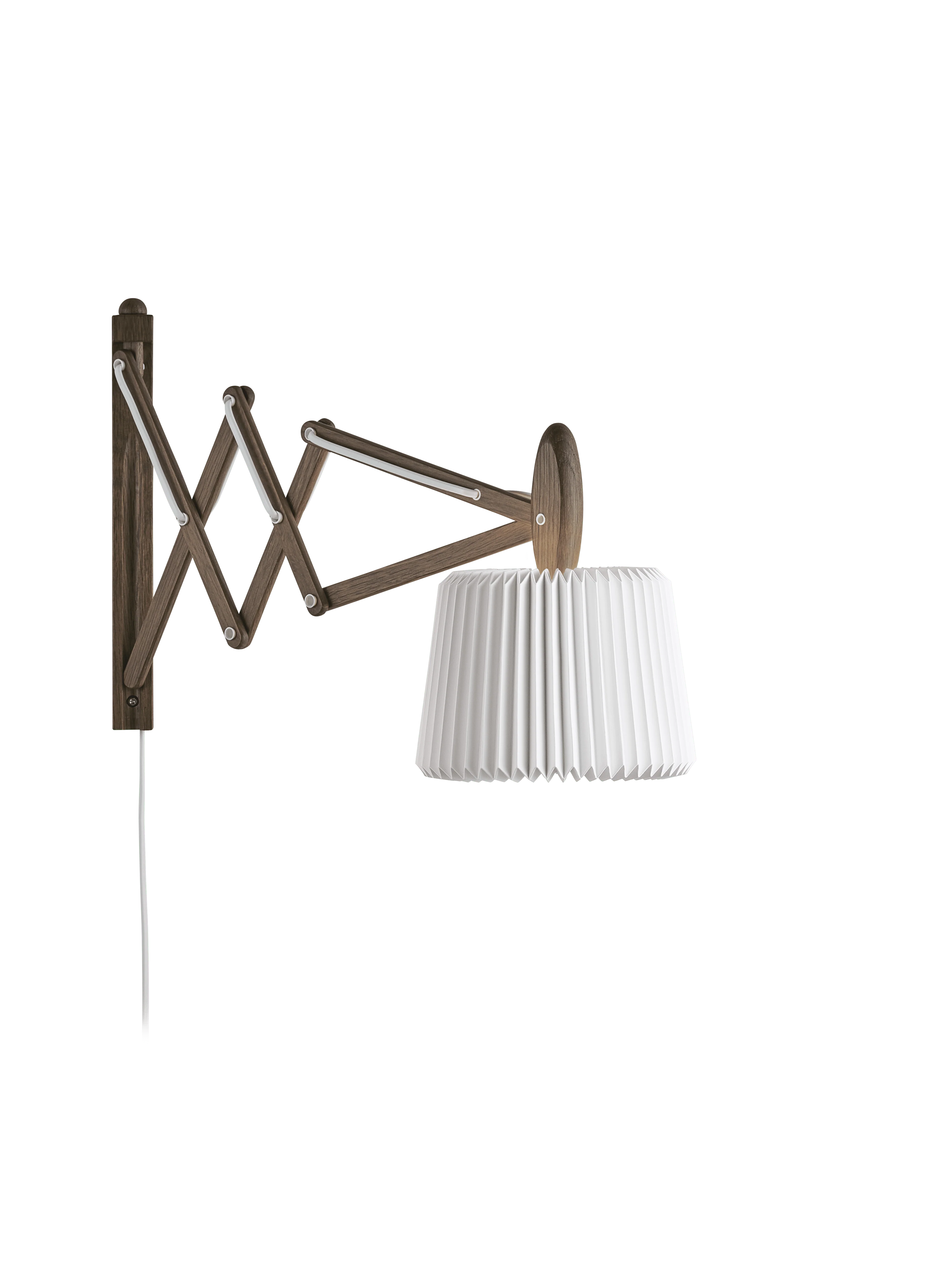 Lampa ścienna MODEL 223 120 SAX biały z ciemną dębową podstawą - Image 15