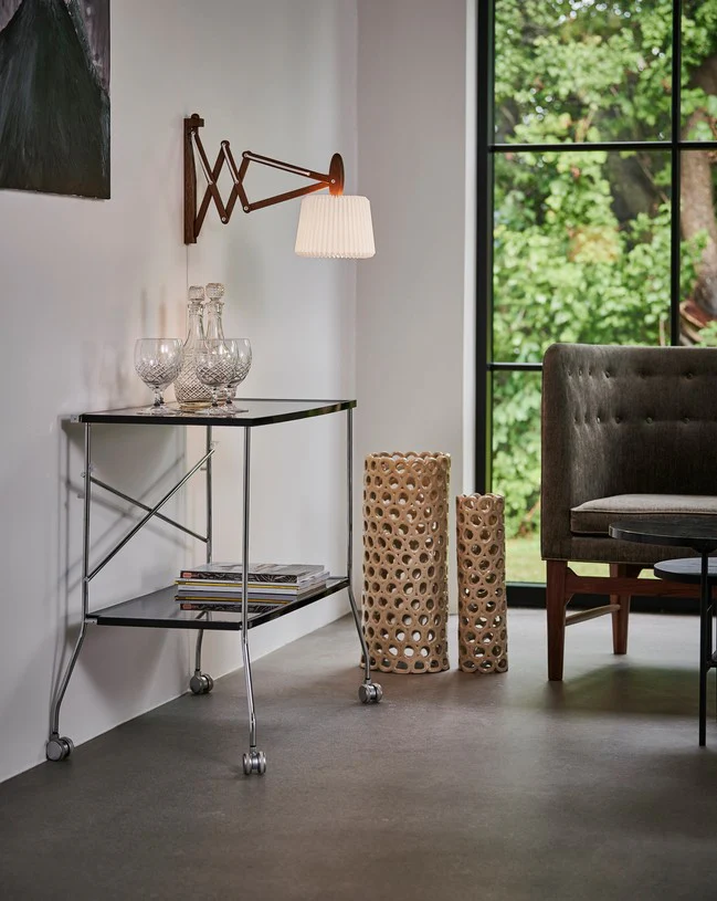 Lampa ścienna MODEL 223 120 SAX biały z ciemną dębową podstawą - Image 6