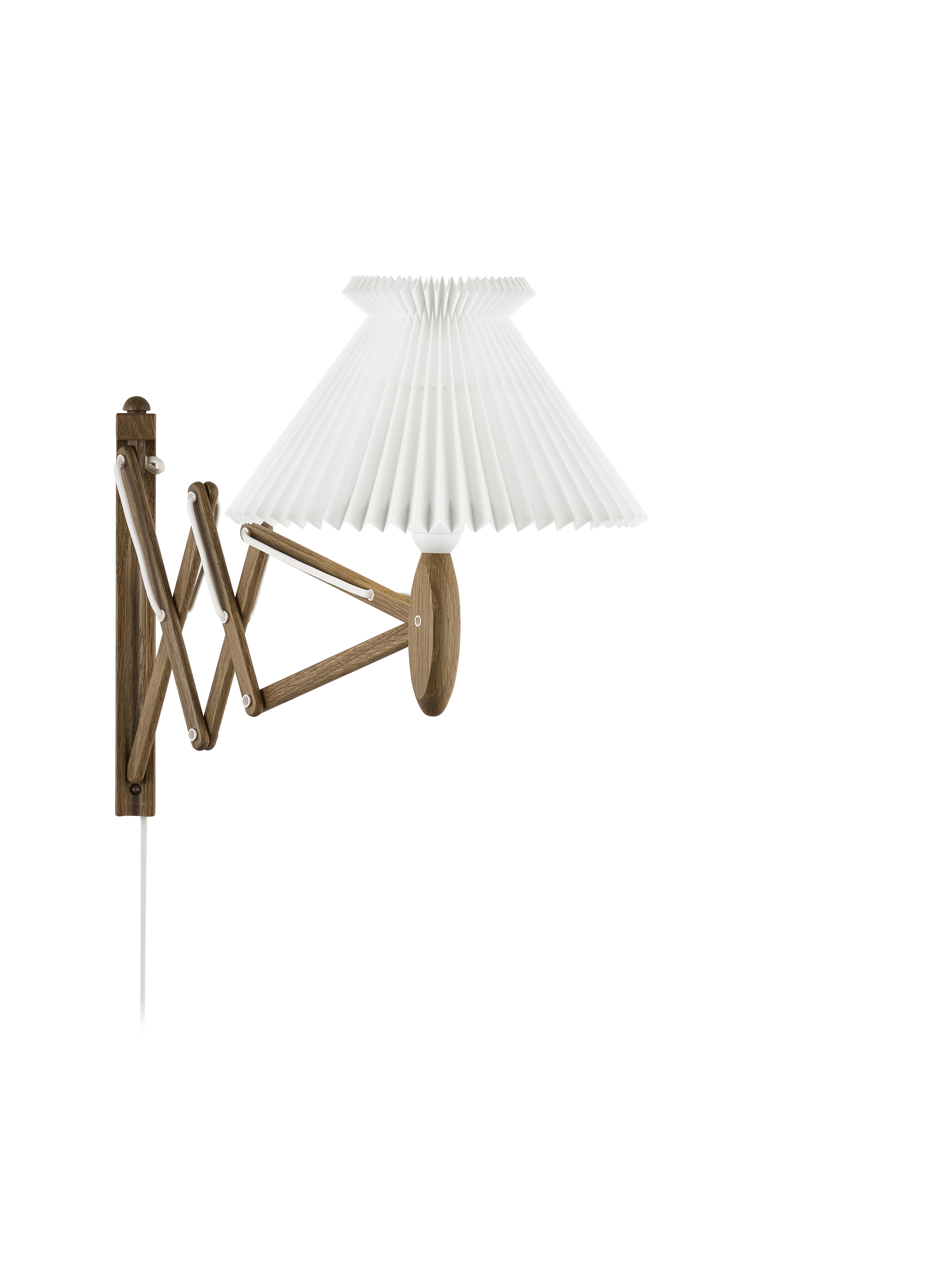 Lampa ścienna MODEL 224 6/17 SAX biały z ciemną dębową podstawą - Image 8