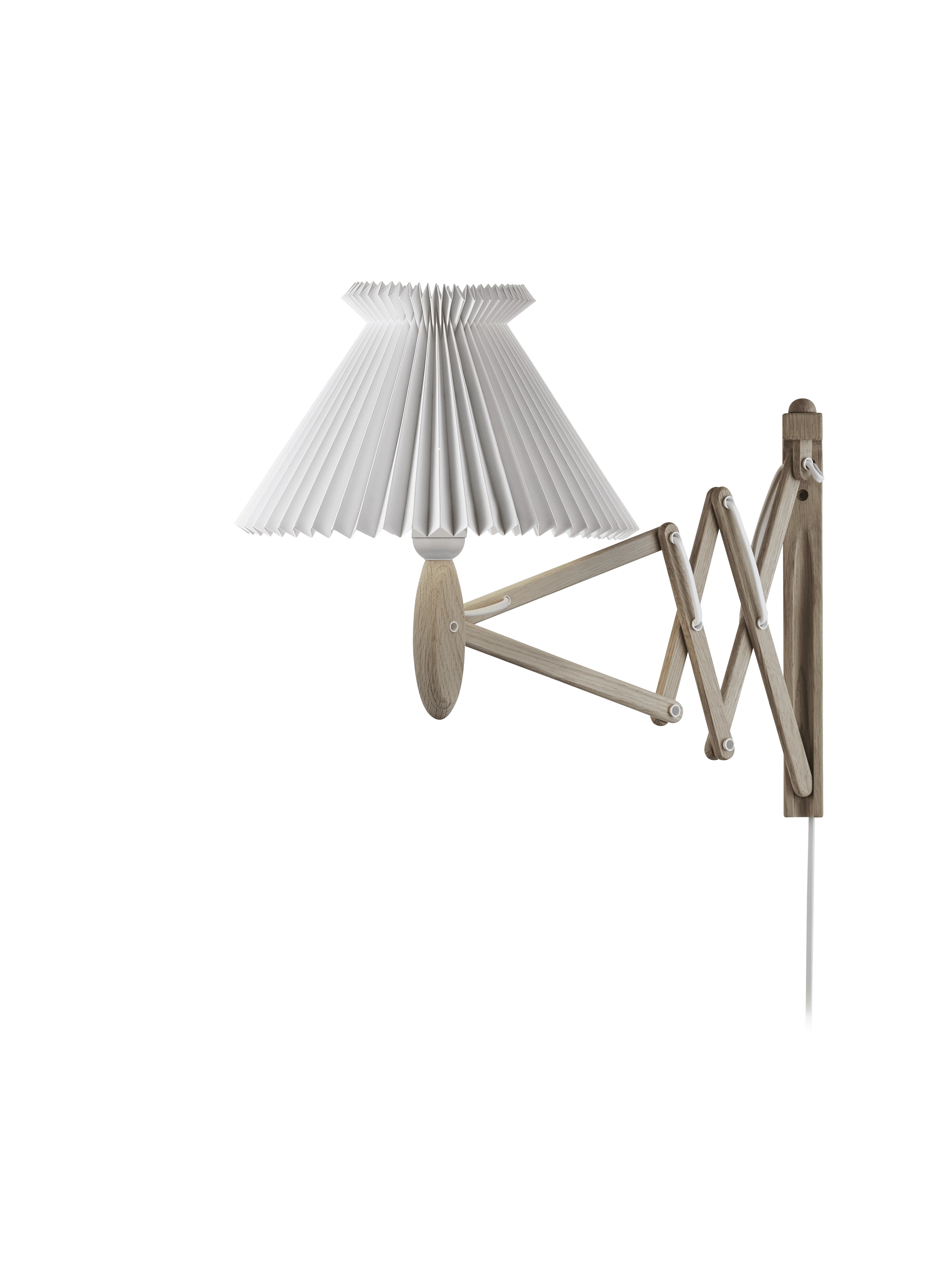 Lampa ścienna MODEL 224 6/17 SAX biały z jasną dębową podstawą - Image 10