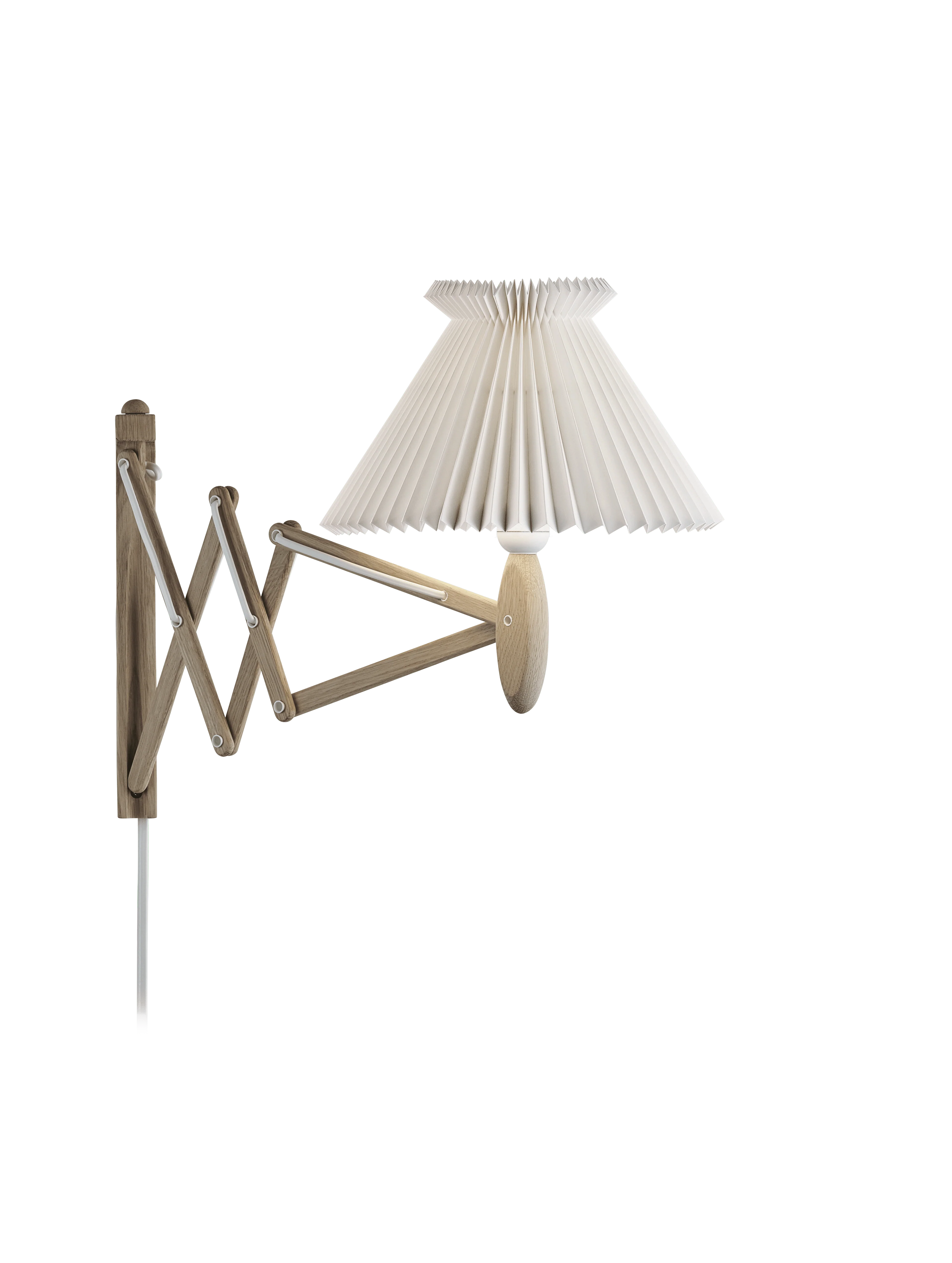 Lampa ścienna MODEL 224 6/17 SAX biały z jasną dębową podstawą - Image 4
