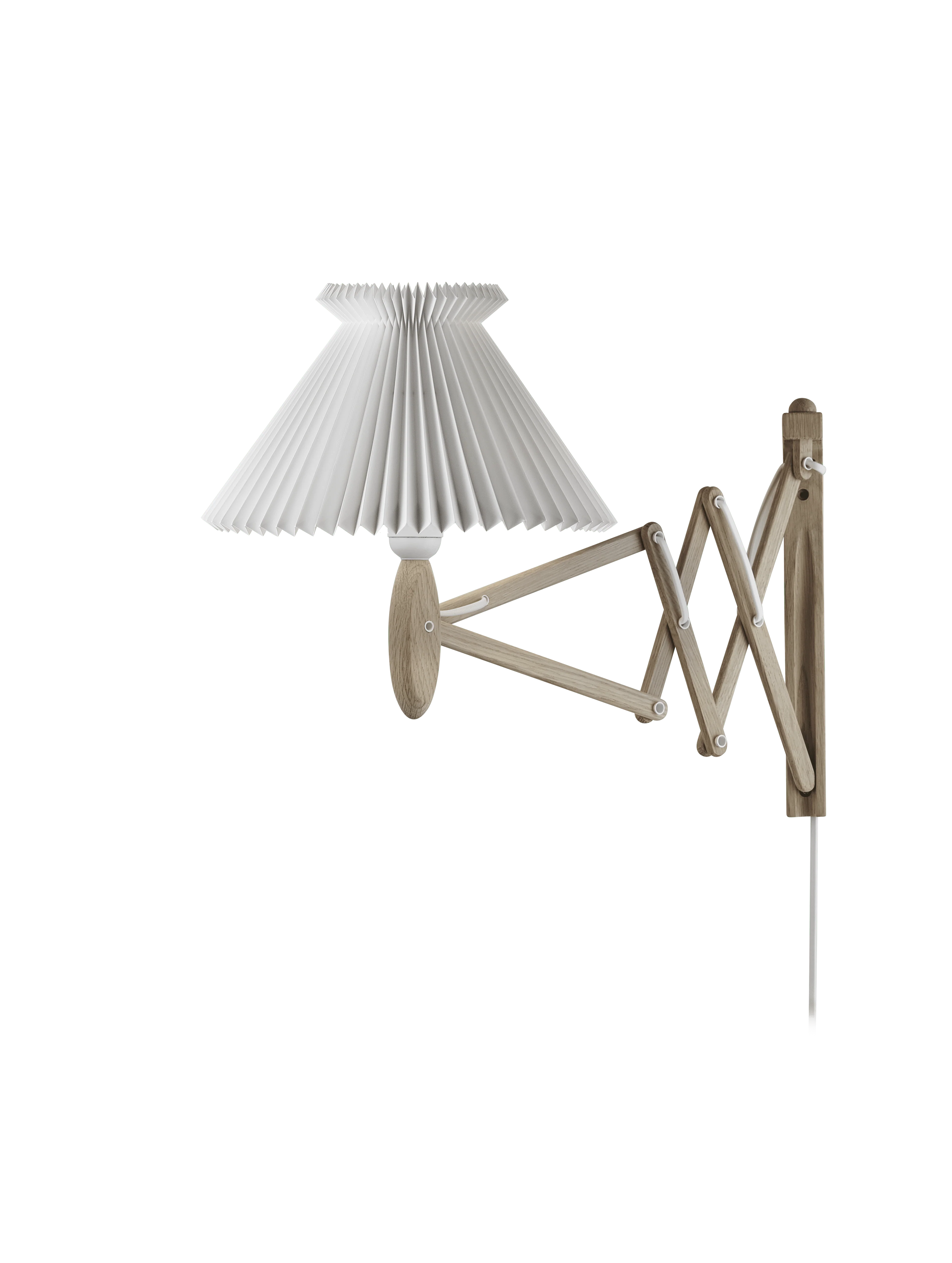 Lampa ścienna MODEL 224 6/17 SAX biały z jasną dębową podstawą - Image 8