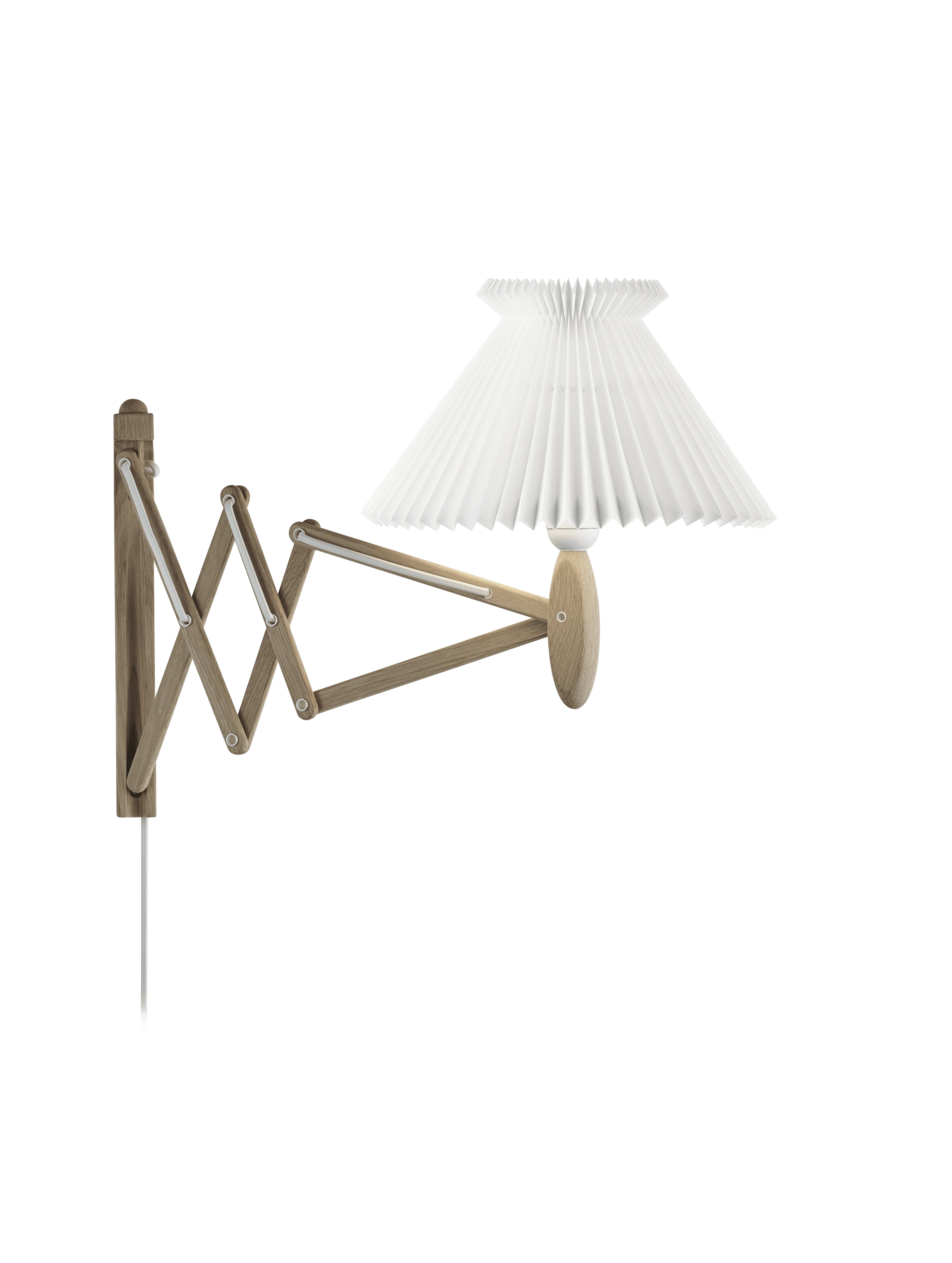 Lampa ścienna MODEL 224 6/17 SAX biały z jasną dębową podstawą - Image 9