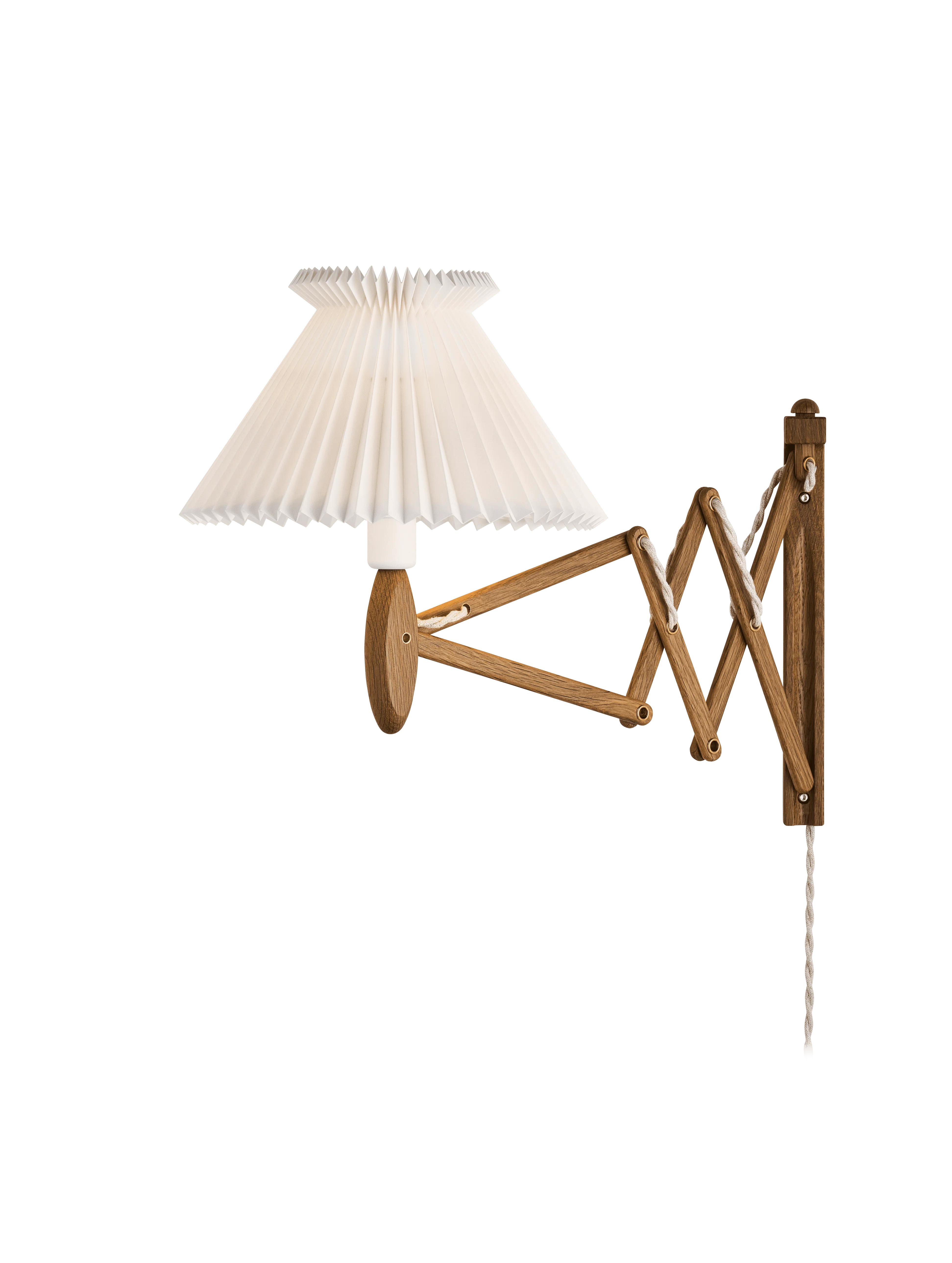 Lampa ścienna MODEL 224 6/21 SAX ANNIVERSARY biały z ciemną dębową podstawą - Image 3